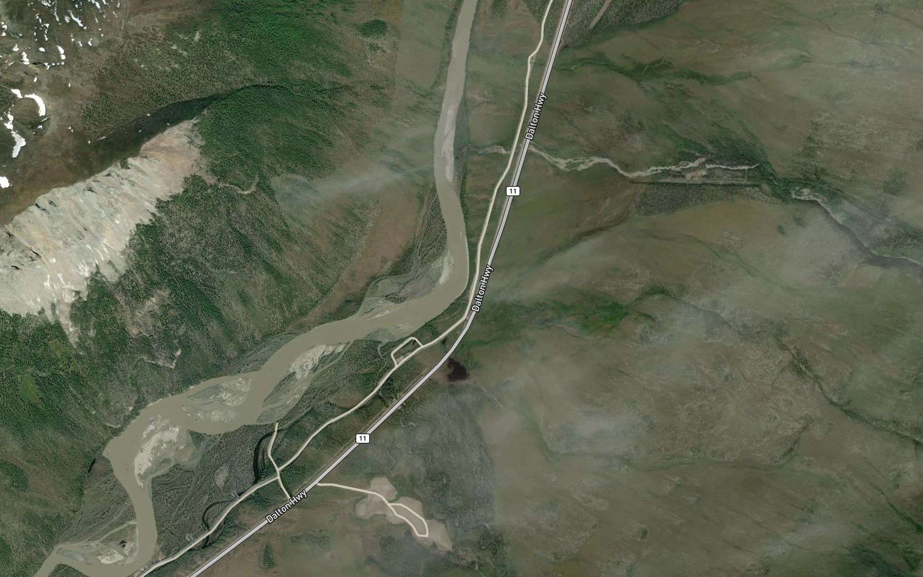 Satellite map of the Wolf Pup
