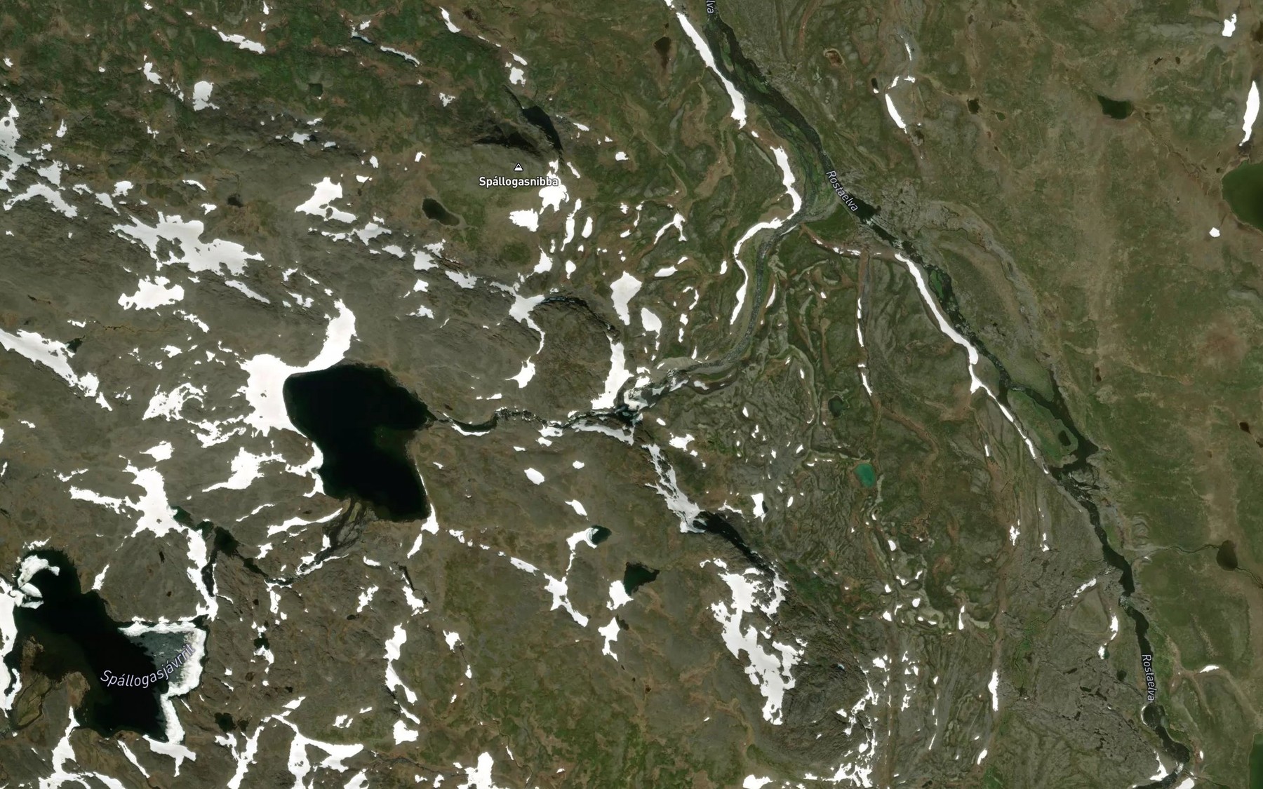 Satellite map of the Spallogasgorni