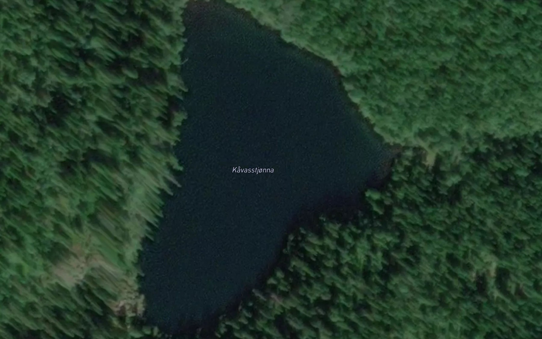 Satellite map of the Kovvasstjorna