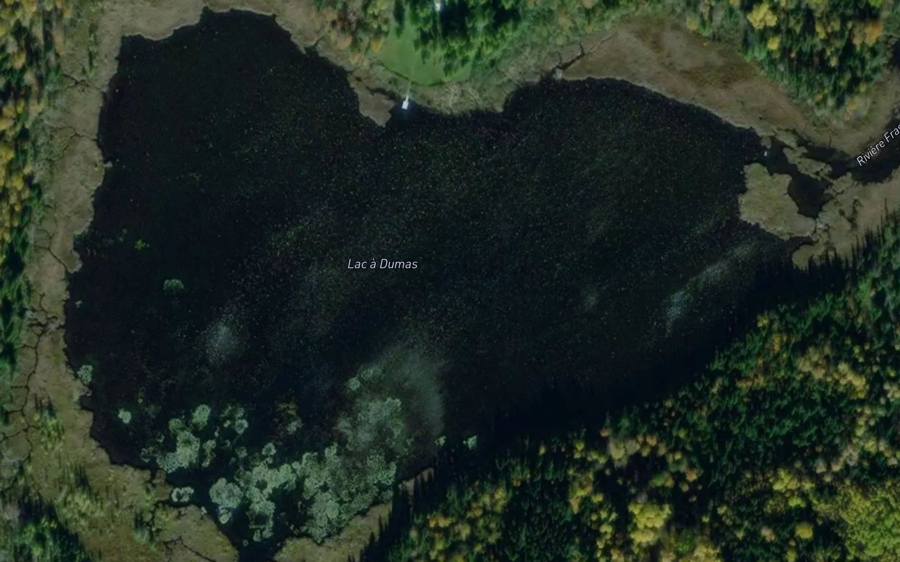 Satellite map of the Lac a Dumas
