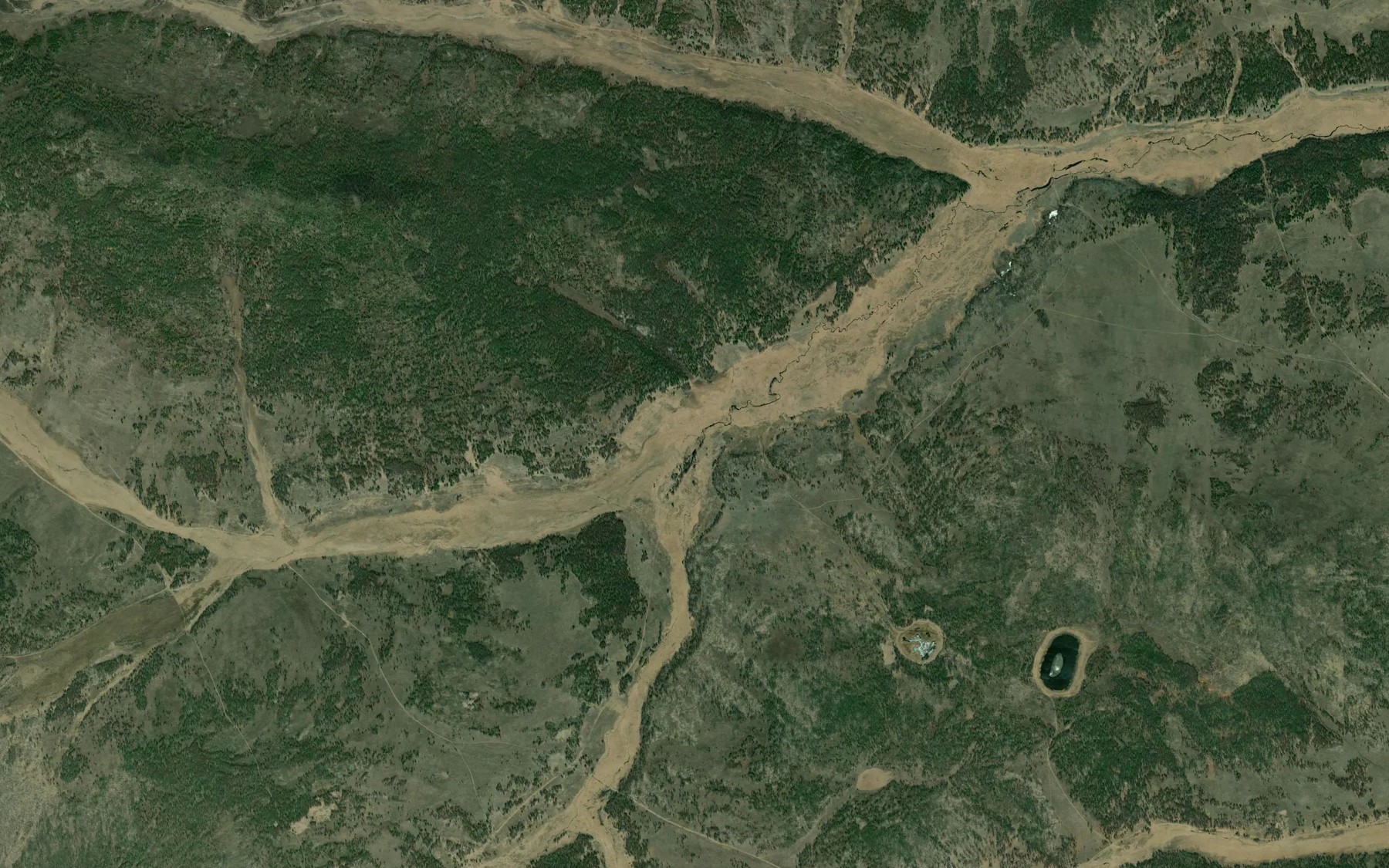 Satellite map of the Boloktuy