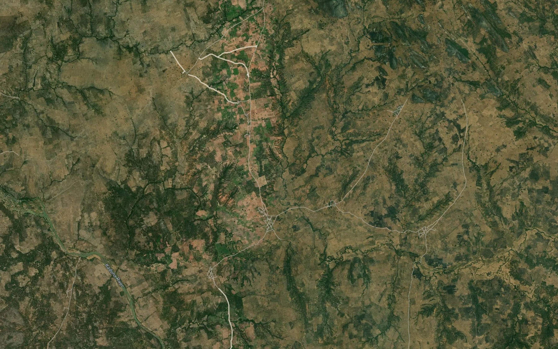 Satellite map of the River Wawari