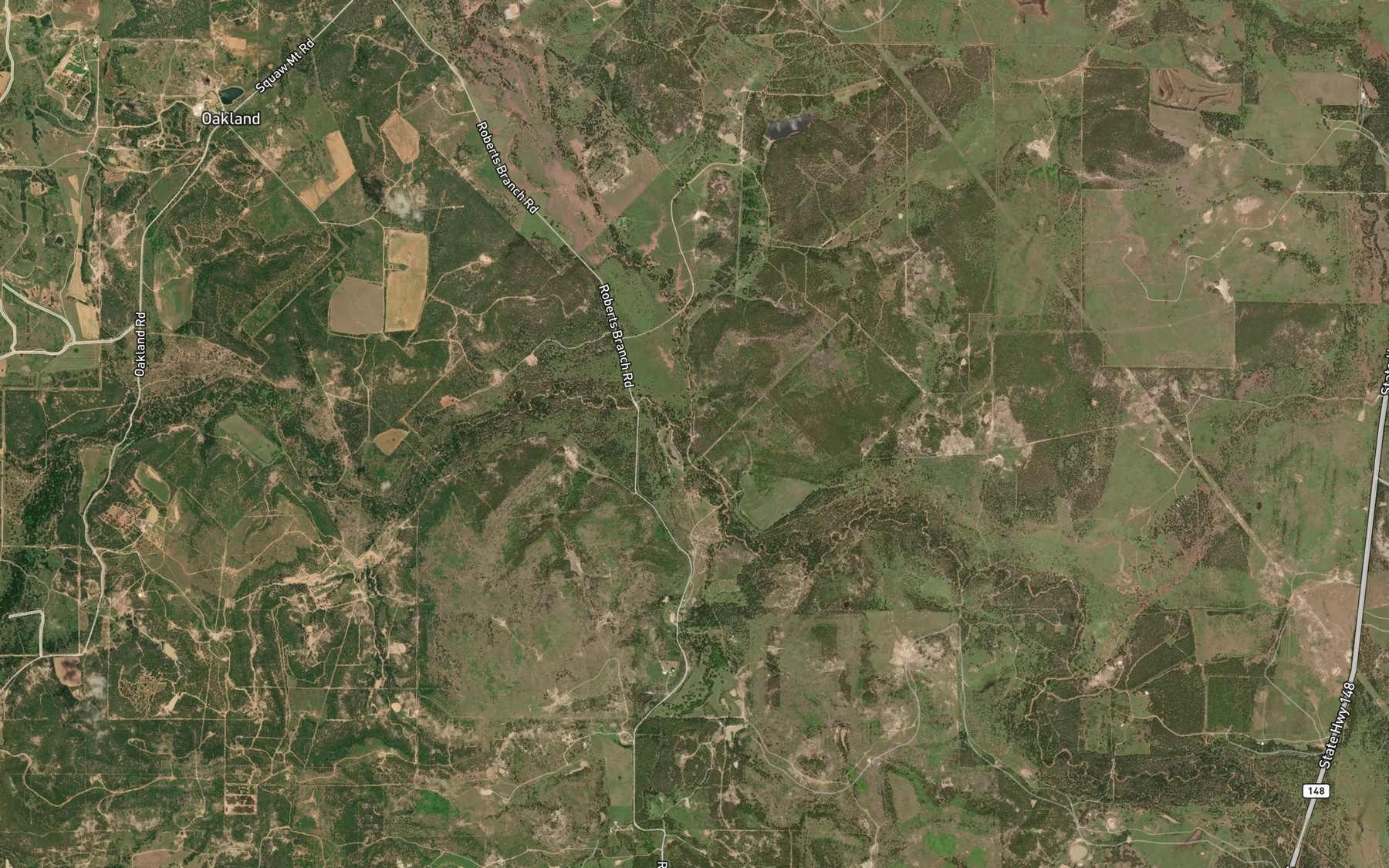 Satellite map of the Lodge Creek
