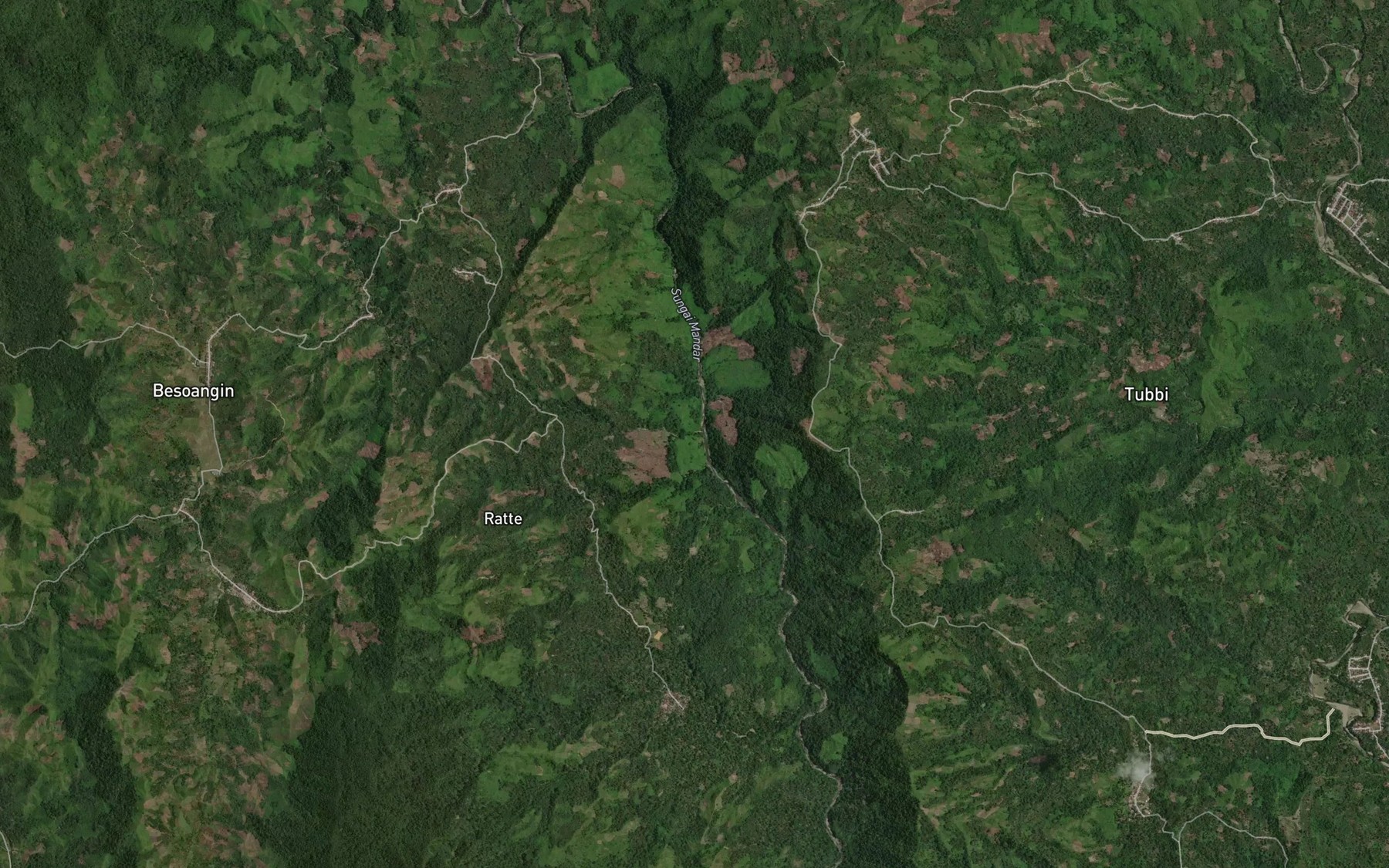 Satellite map of the Salu Raleuang