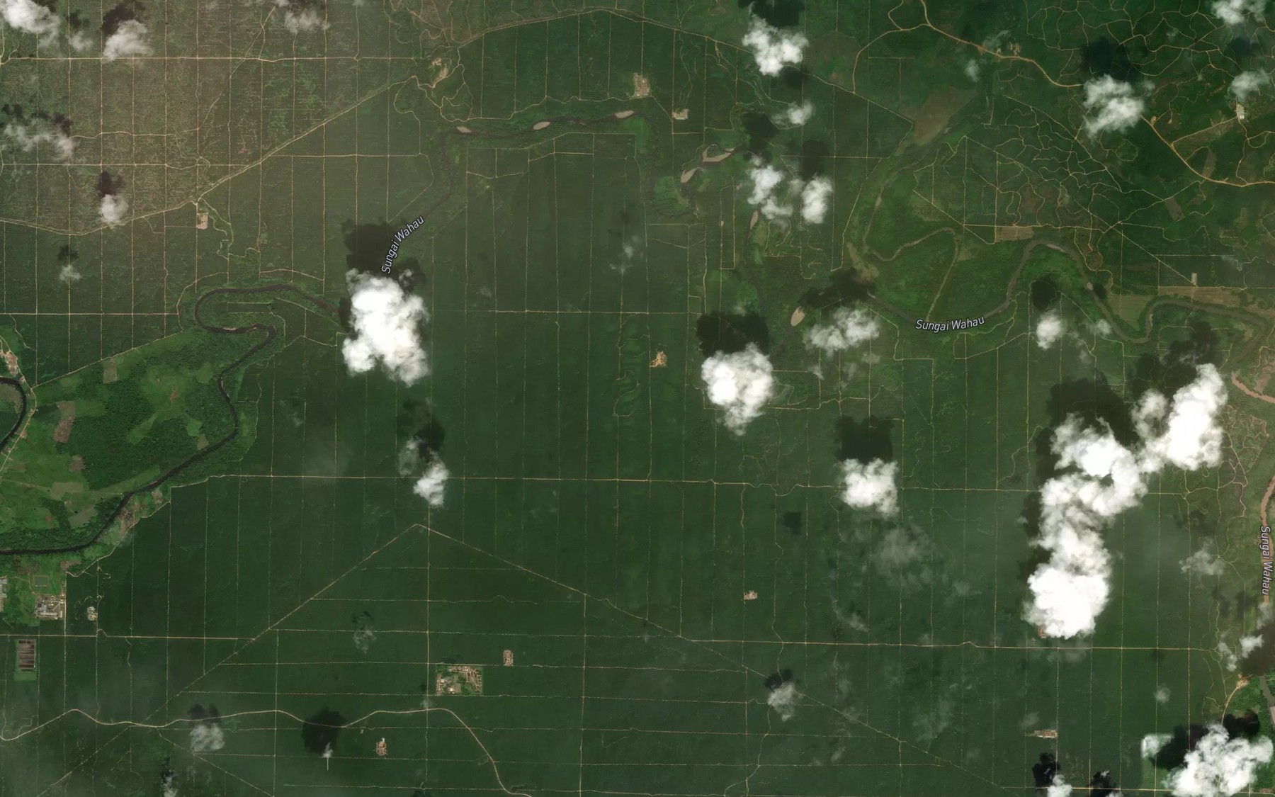 Satellite map of the Long Slek