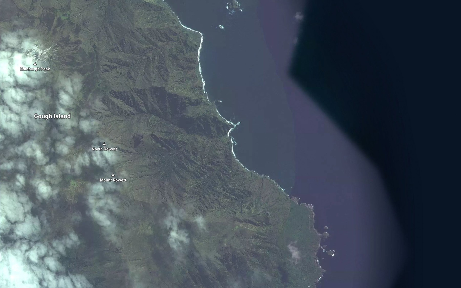 Satellite map of the Sophora Glen