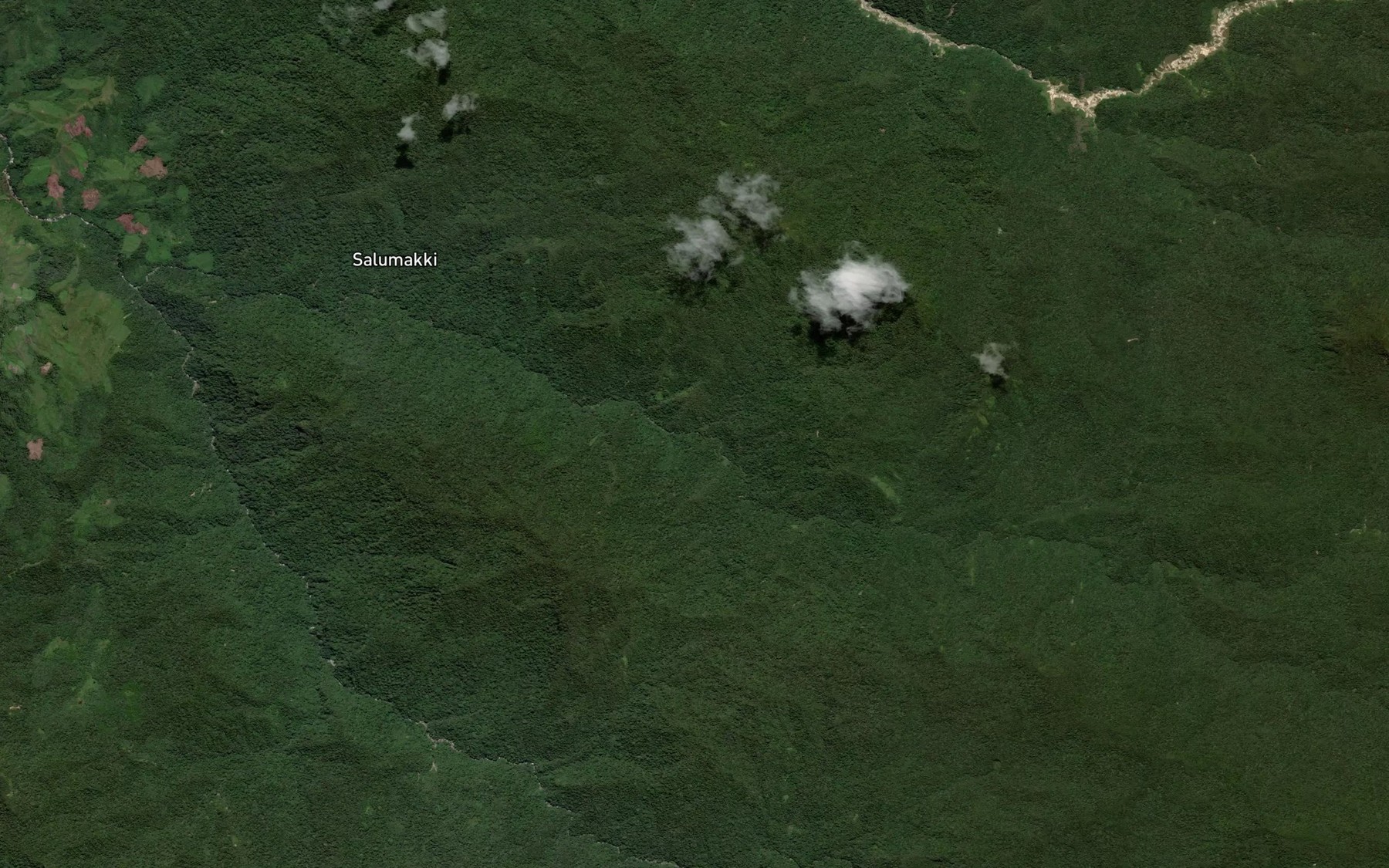 Satellite map of the Salu Mariri