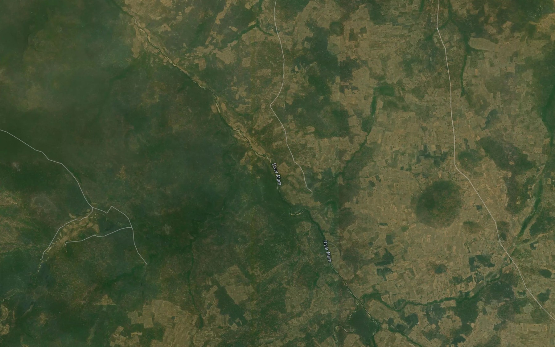 Satellite map of the River Mouk