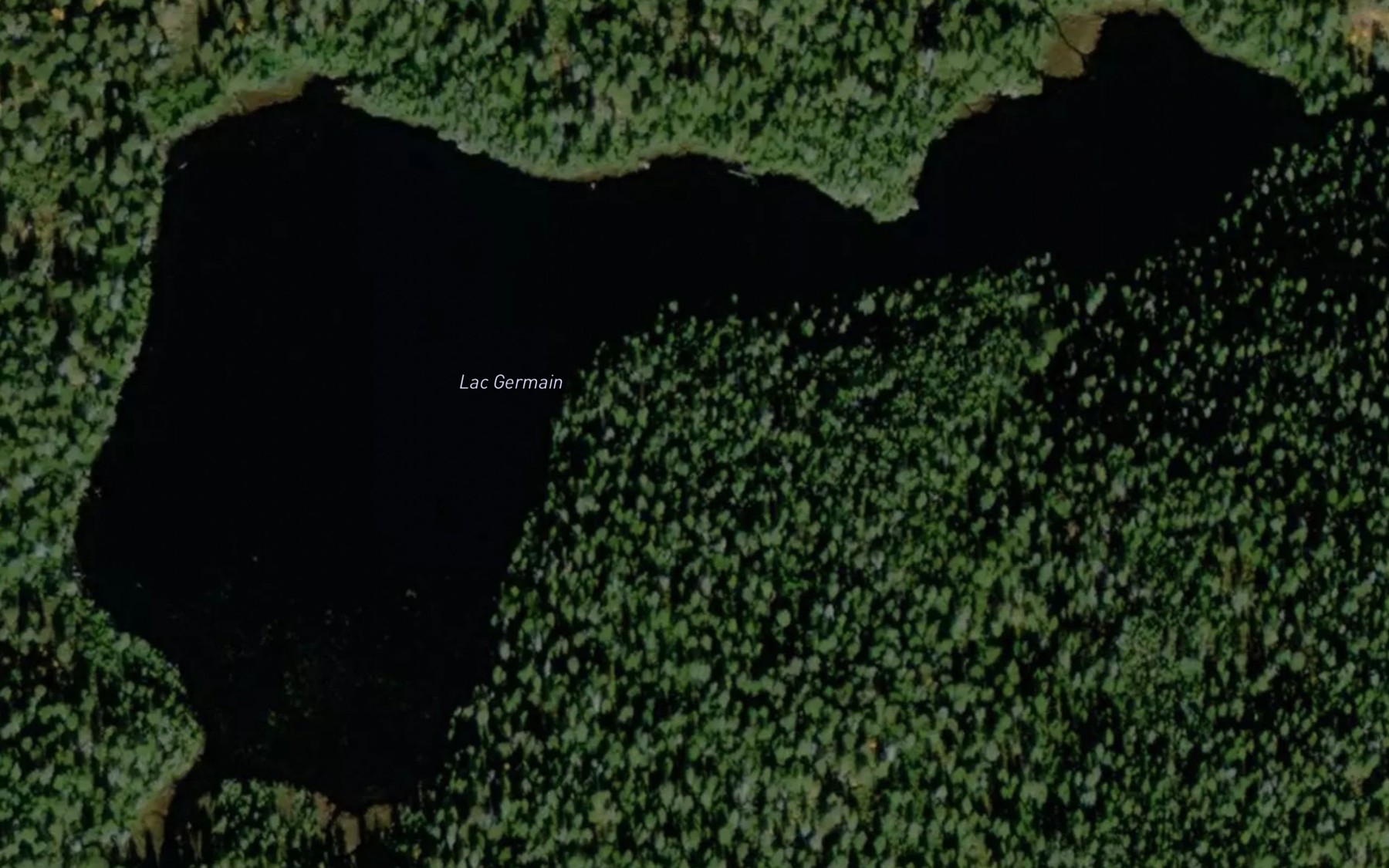 Satellite map of the Lac Germain