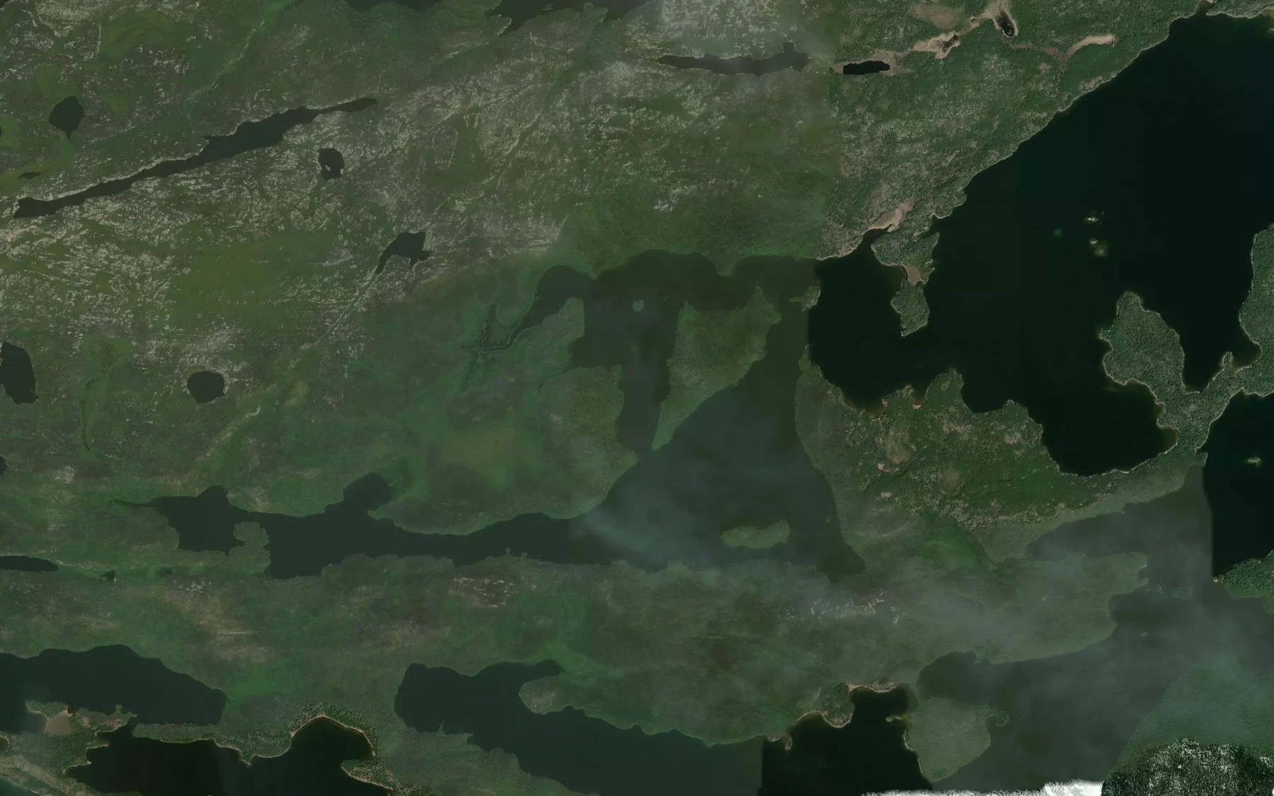 Satellite map of the Alfred Moore Bay