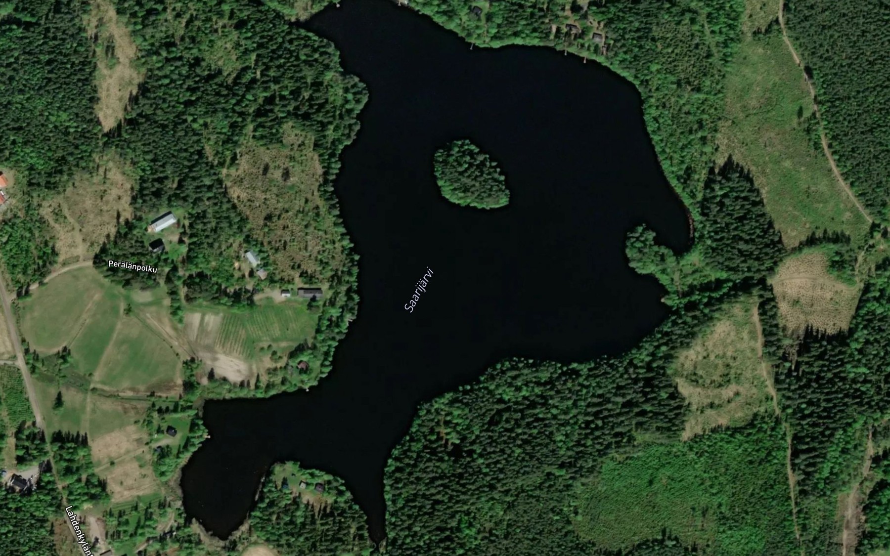 Satellite map of the Saarijarvi