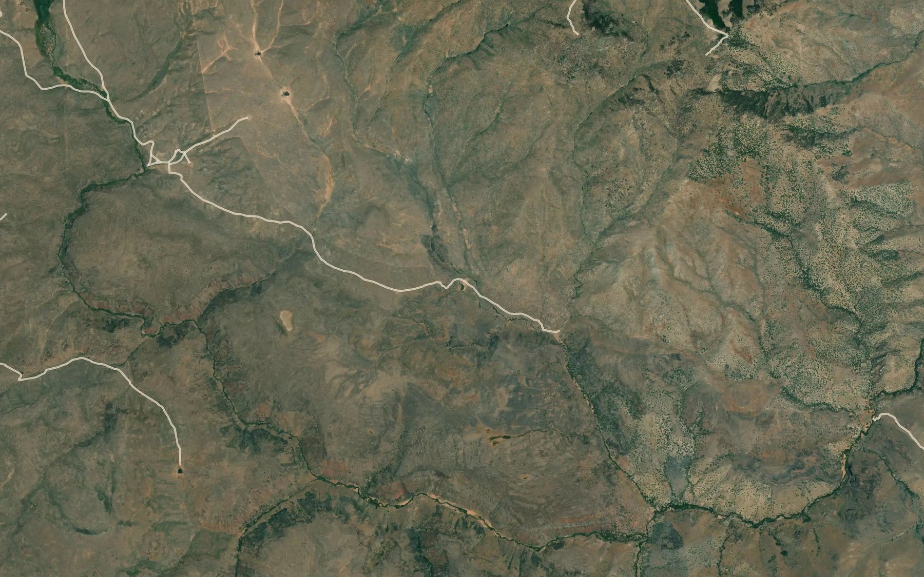 Satellite map of the White Horse Reservoir