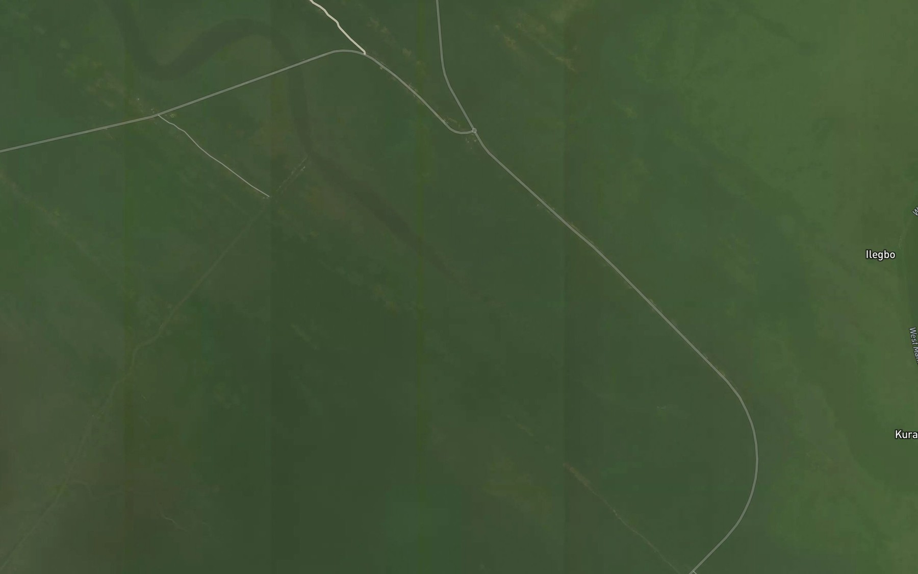 Satellite map of the Kurawe Stream