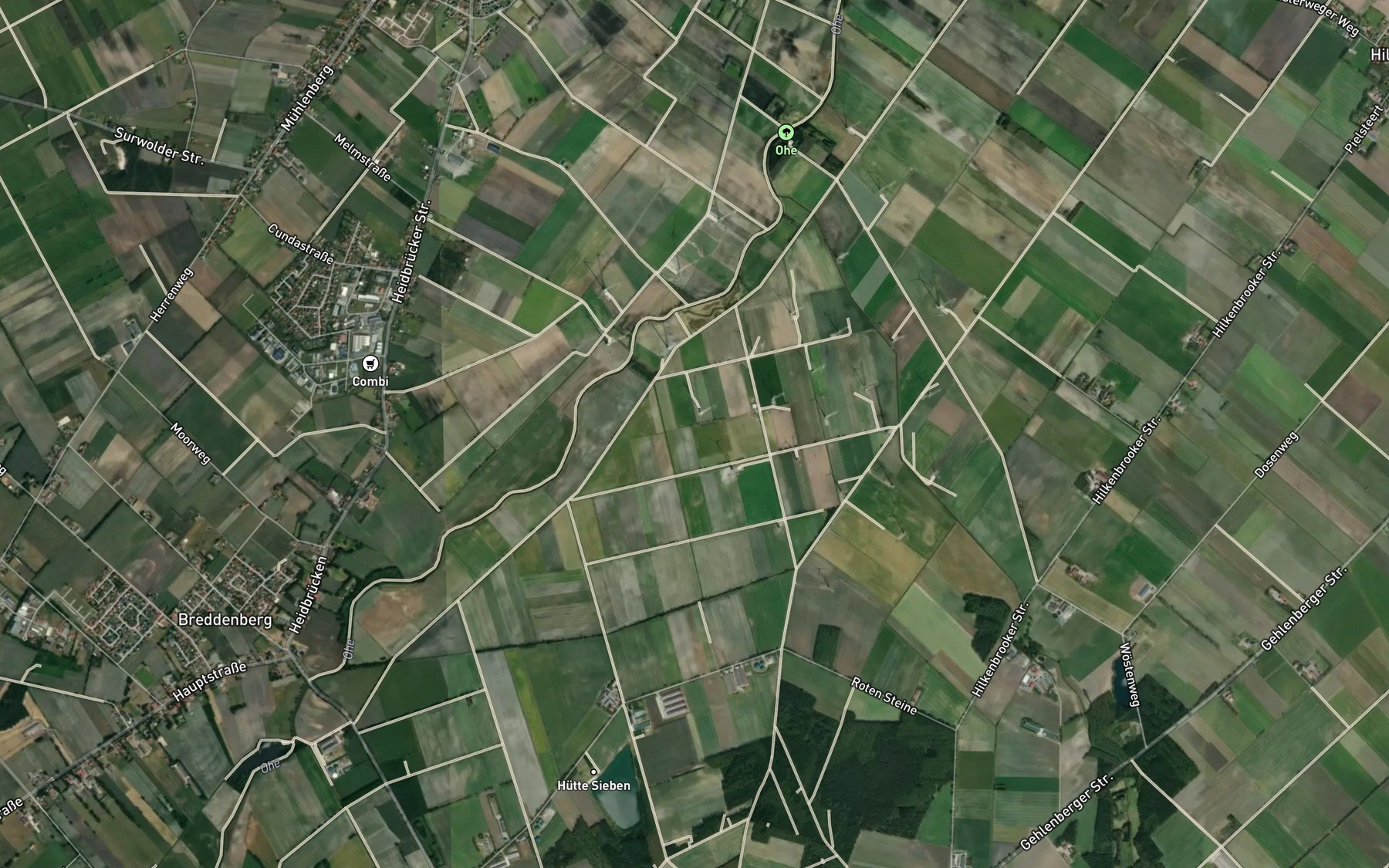 Satellite map of the Becke