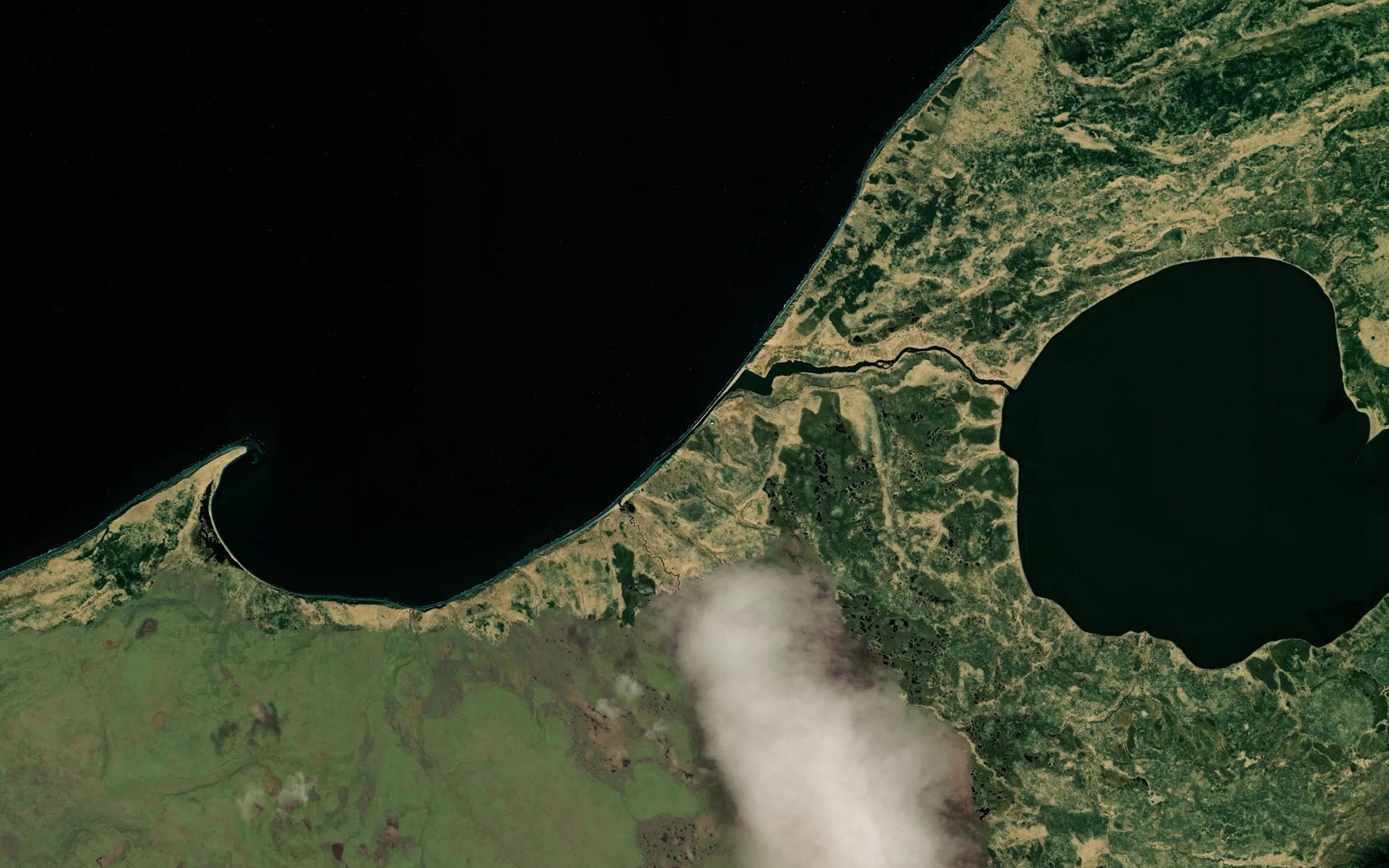 Satellite map of the Olga Creek