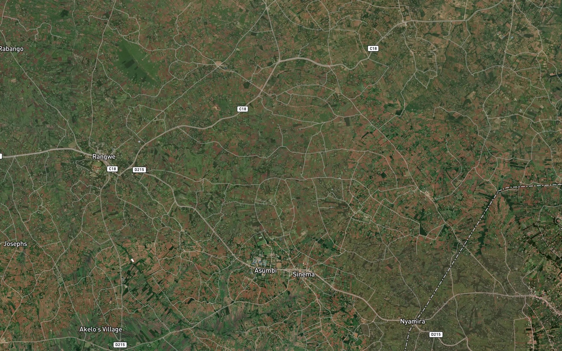Satellite map of the Otula
