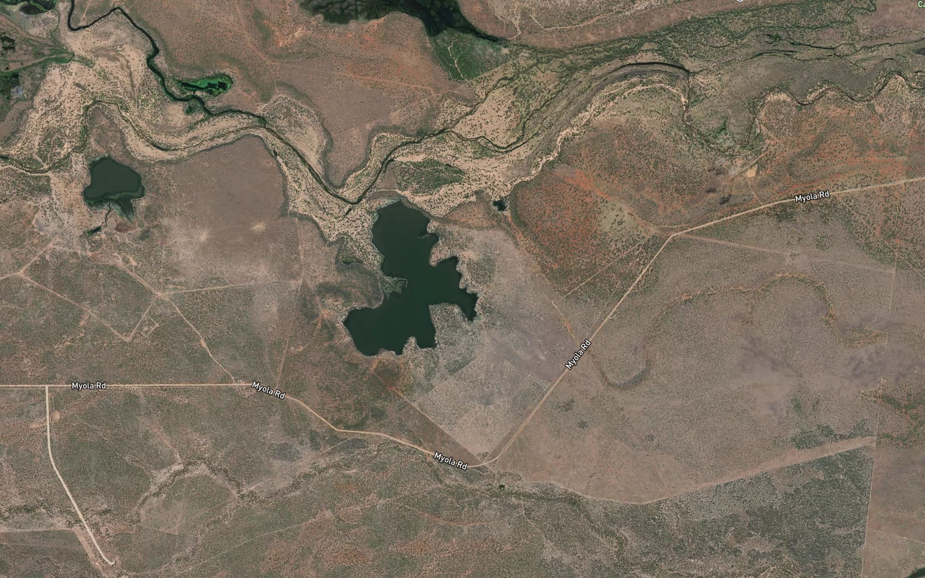 Satellite map of the Spring Lake