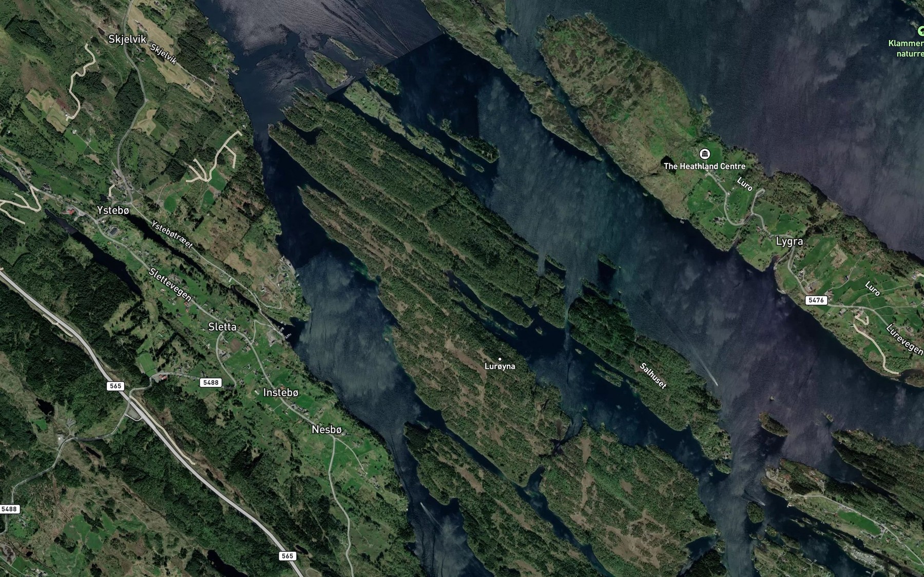 Satellite map of the Midtviki