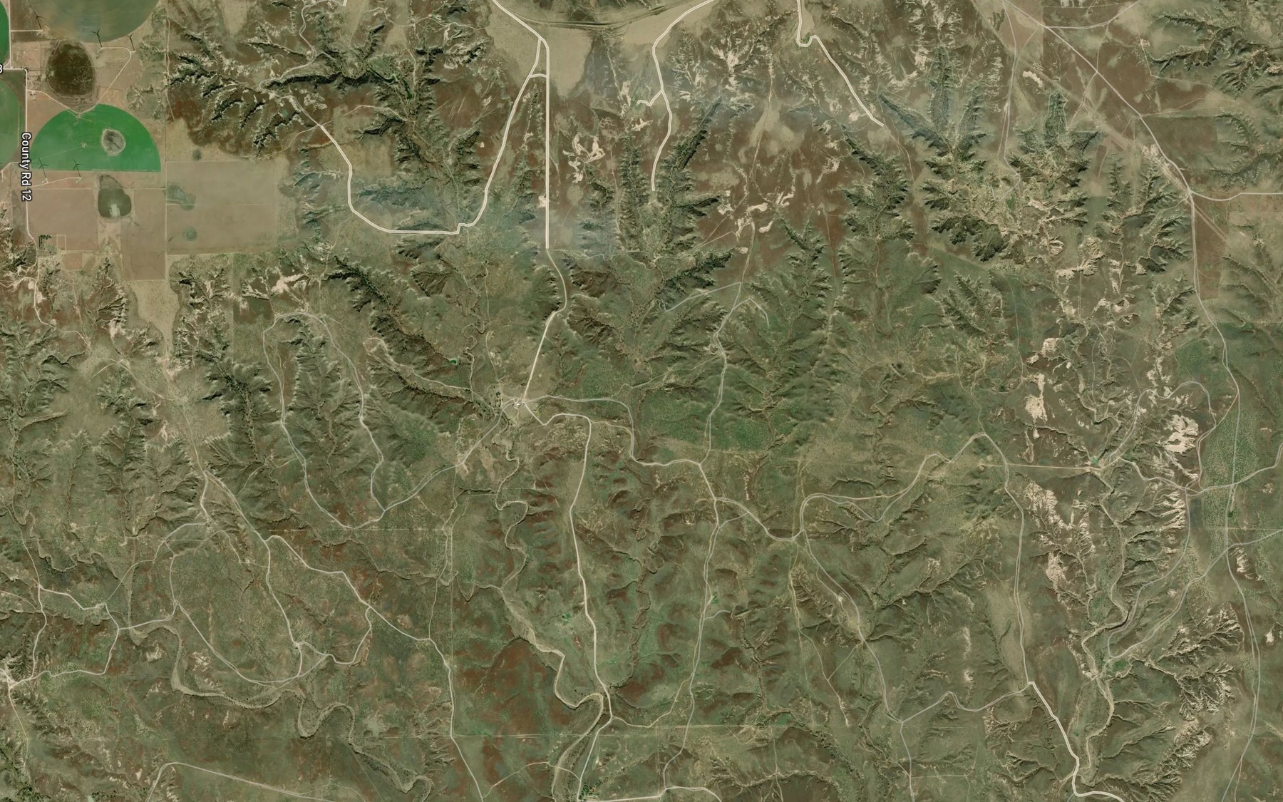 Satellite map of the Matthews Lake