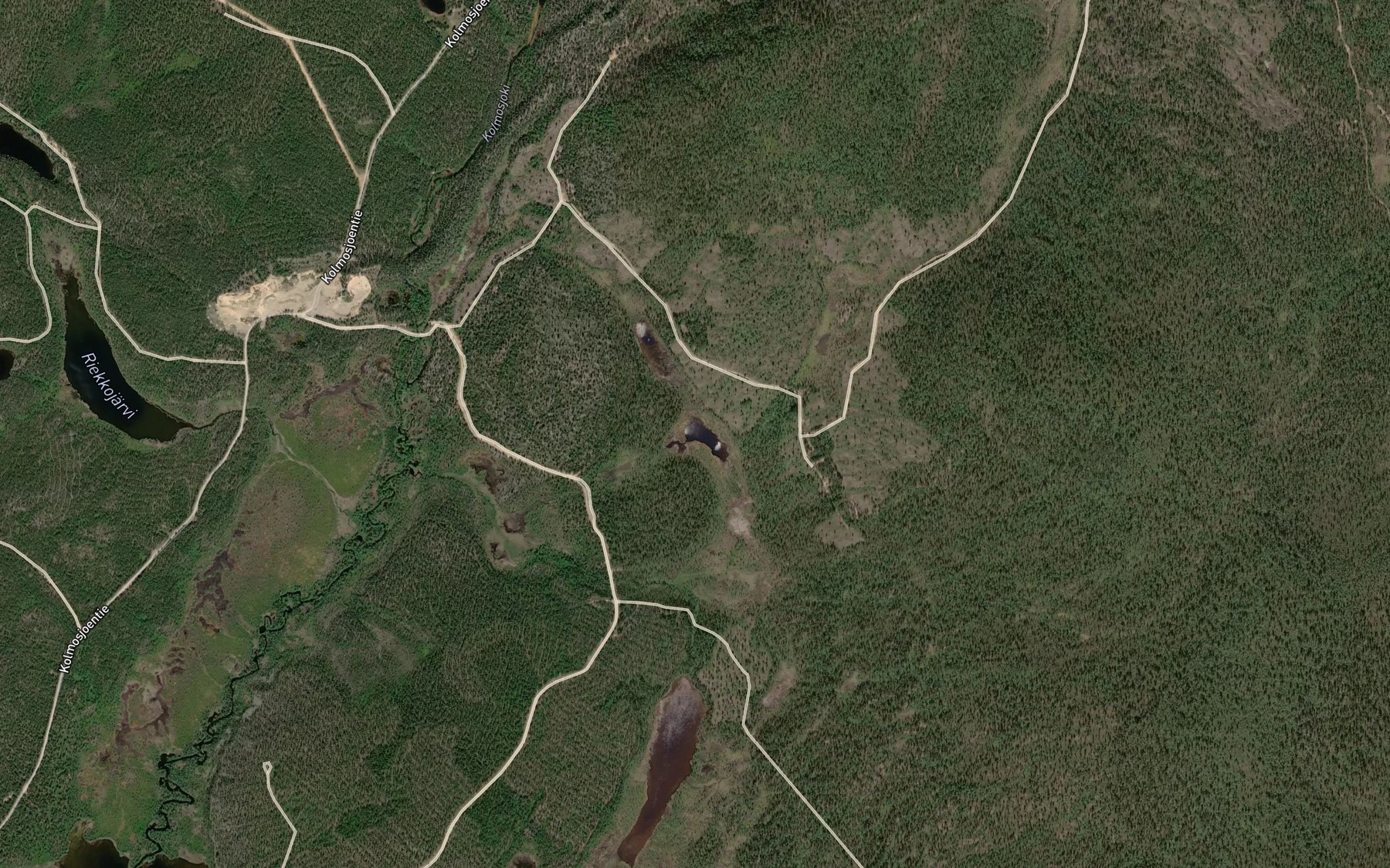 Satellite map of the Aukustinlammet