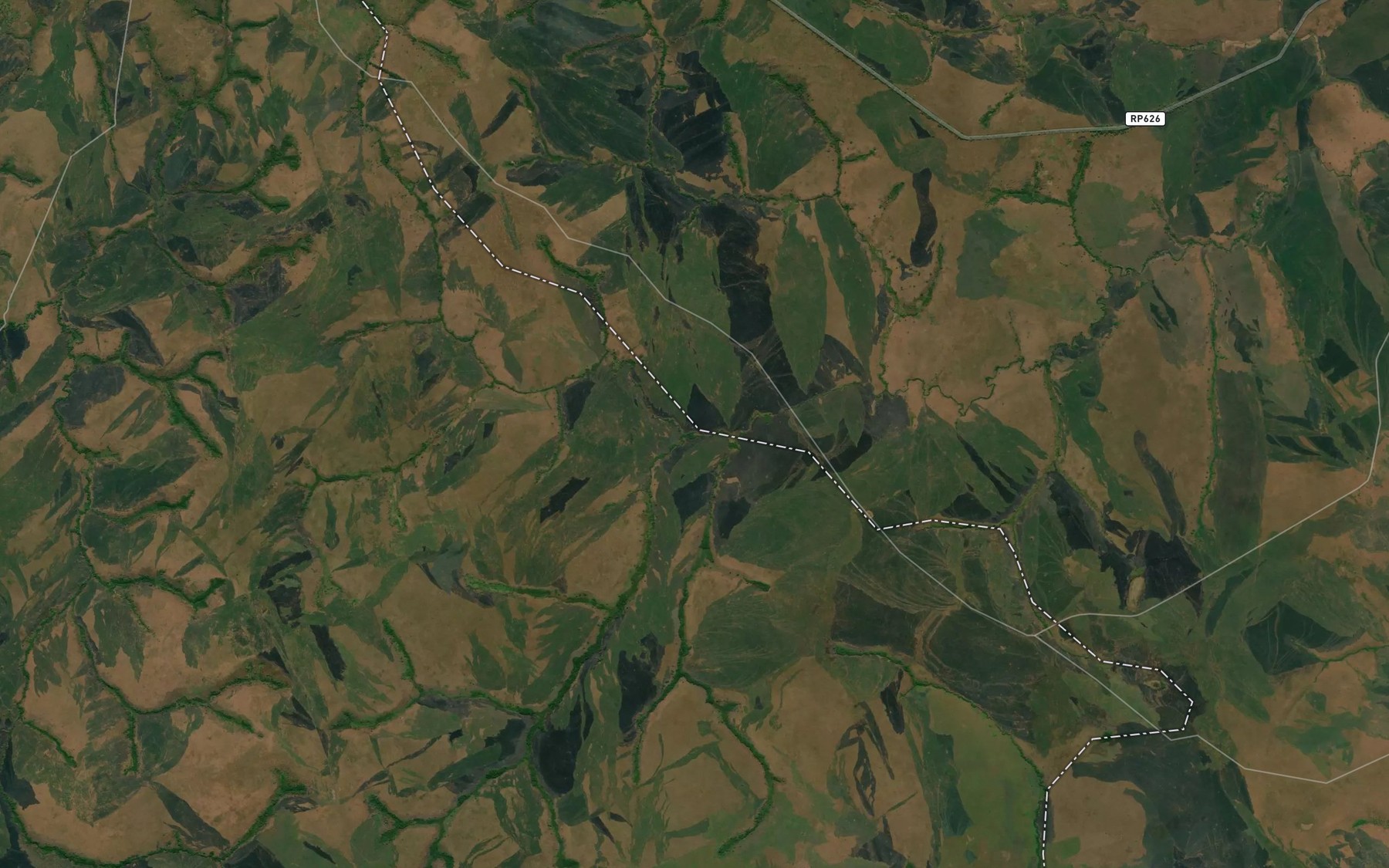 Satellite map of the Ntubwa