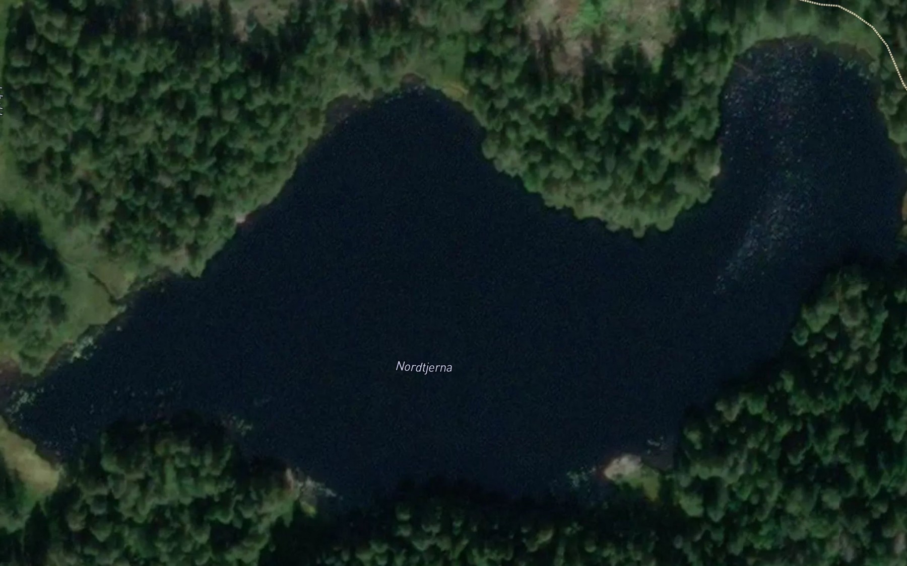 Satellite map of the Nordtjenna