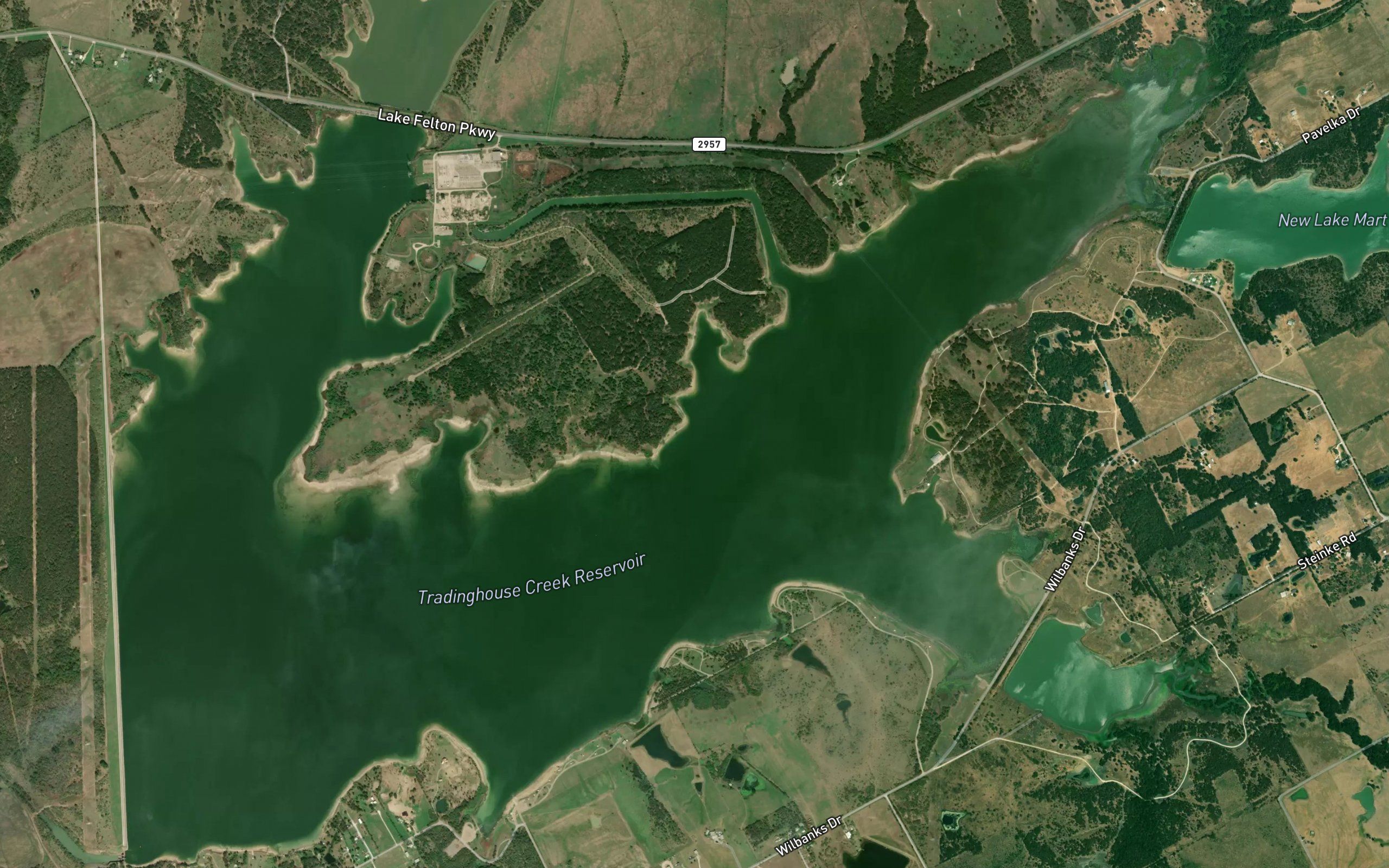 Tradinghouse Creek Reservoir