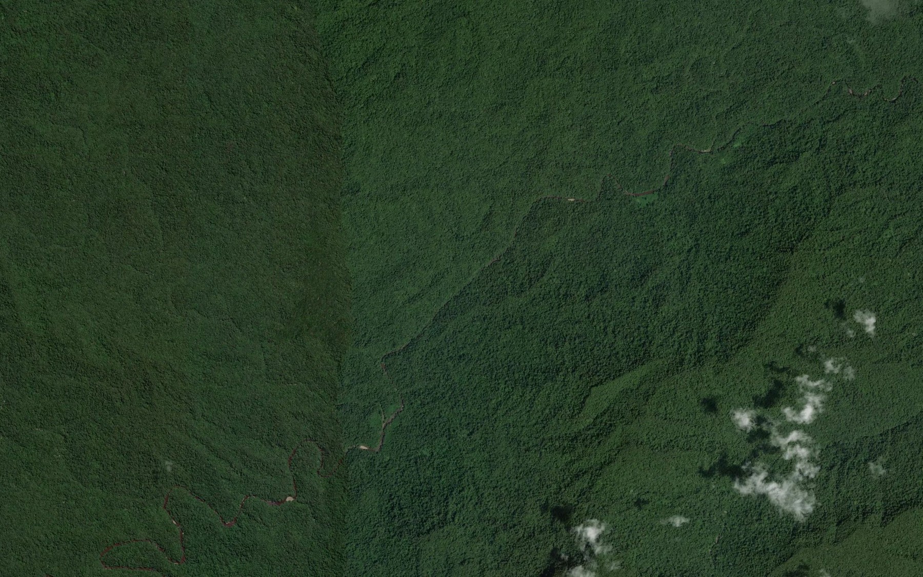 Satellite map of the Sungai Bakahu