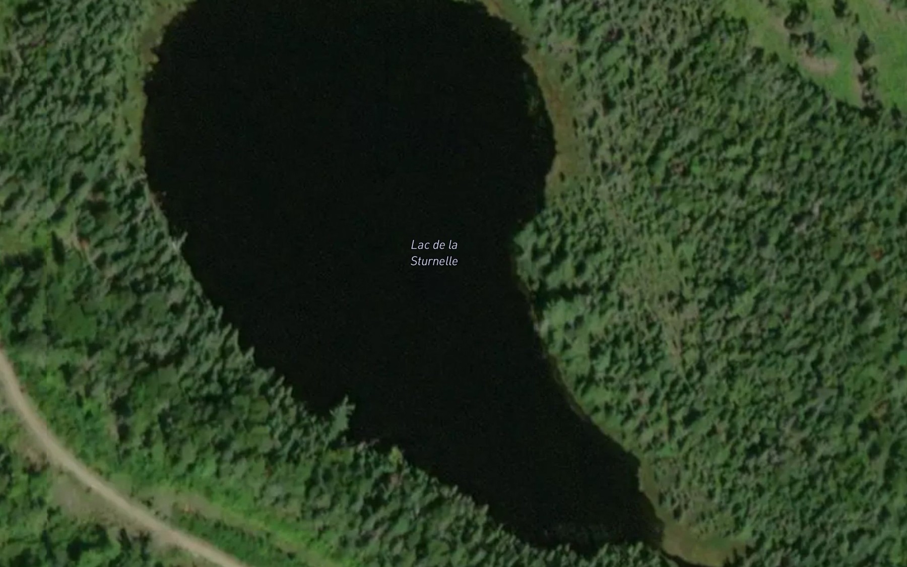 Satellite map of the Lac de la Sturnelle