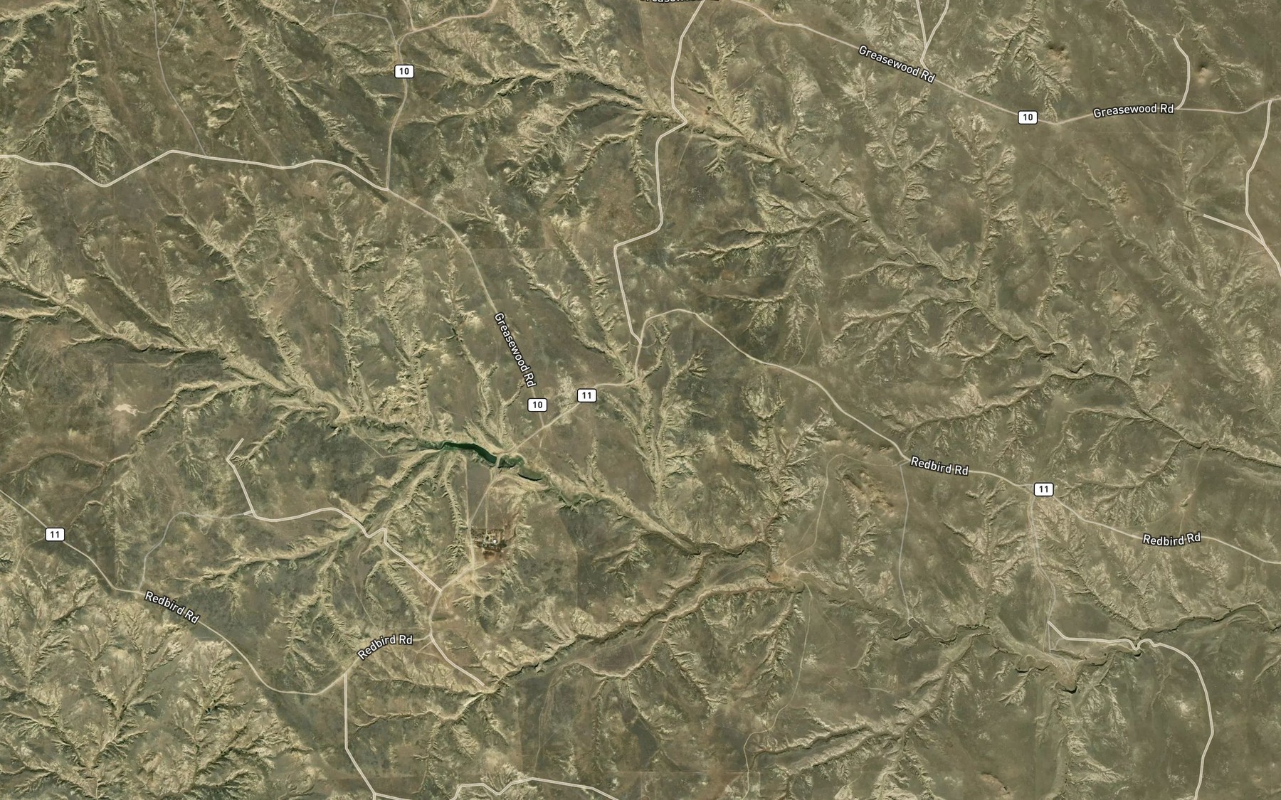 Satellite map of the East Number 1 Beardsley Reservoir