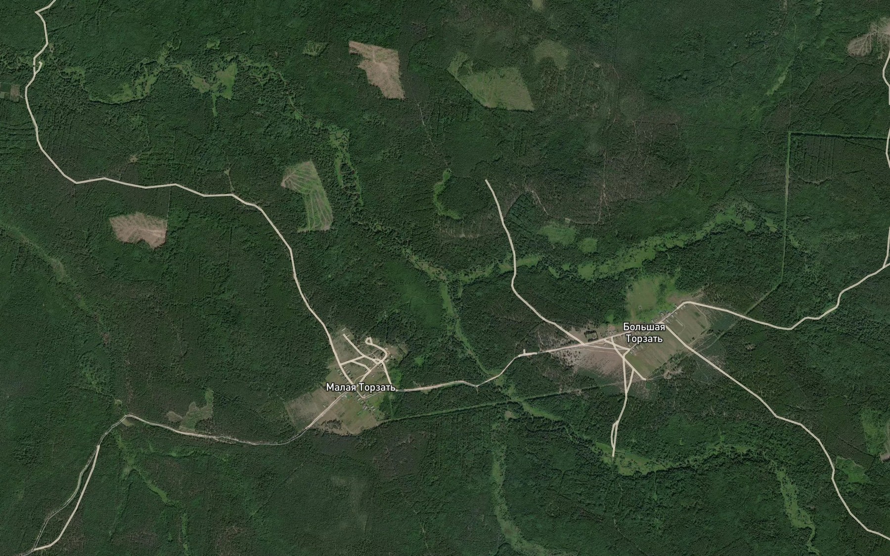 Satellite map of the Pavlovka