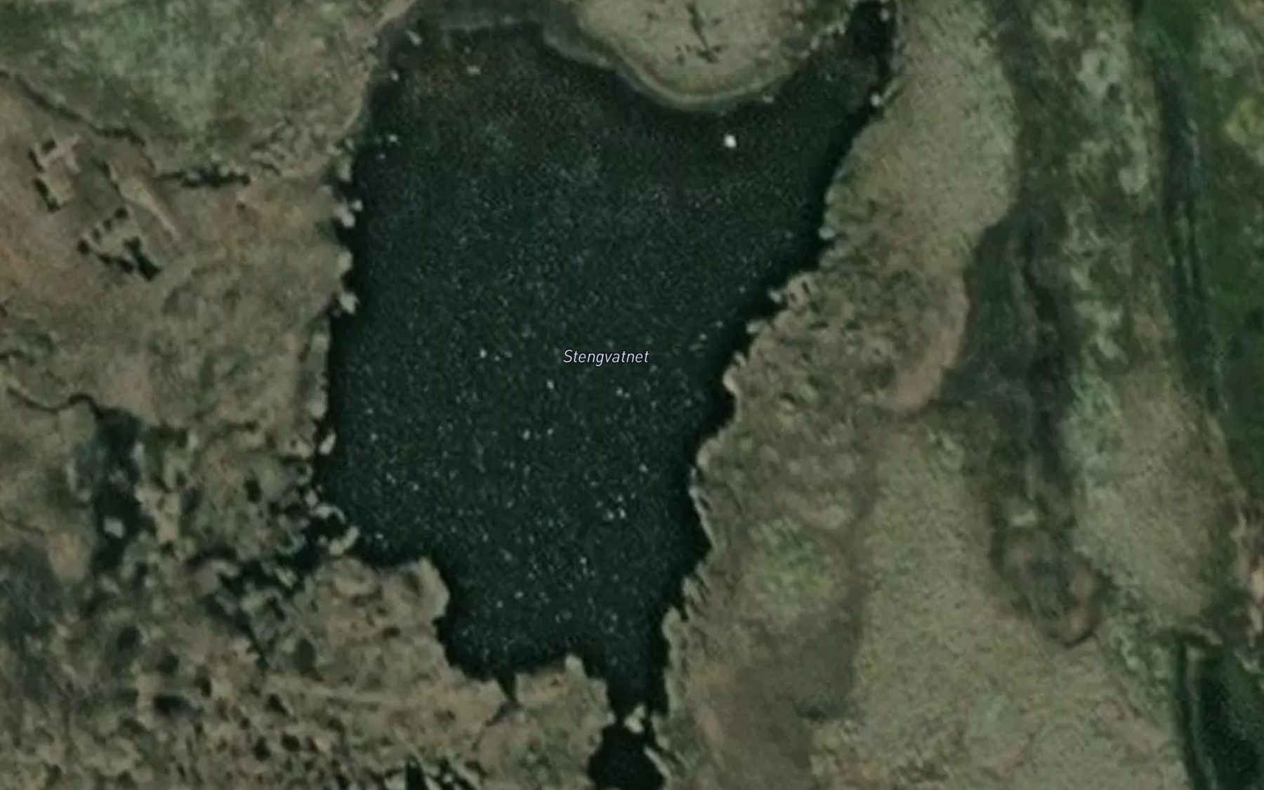 Satellite map of the Stengvatnet