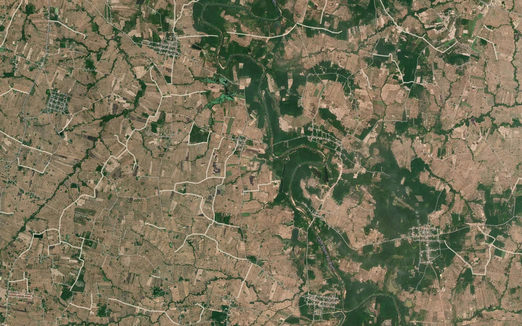 Satellite map of the Nong Talat