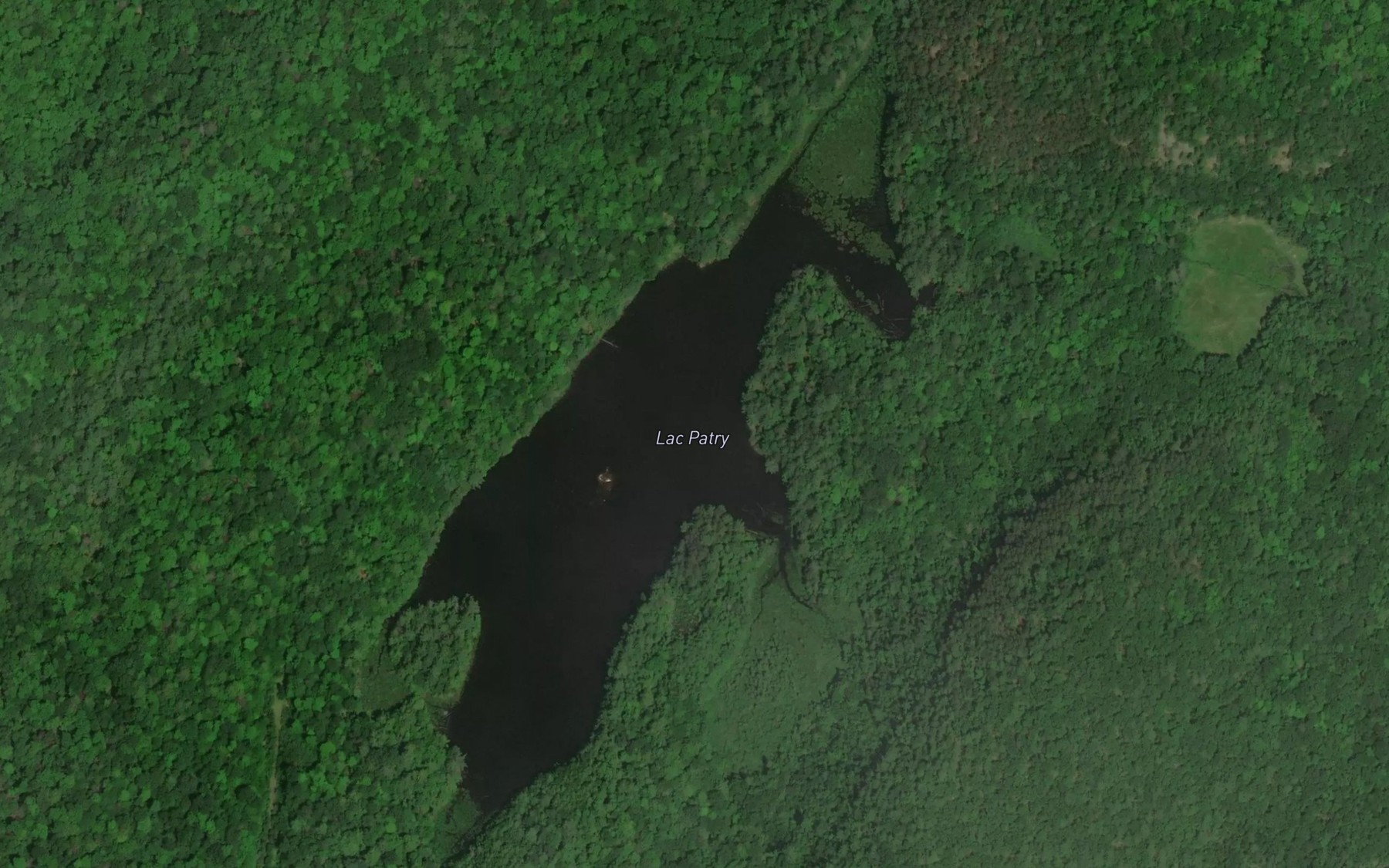 Satellite map of the Lac Patry