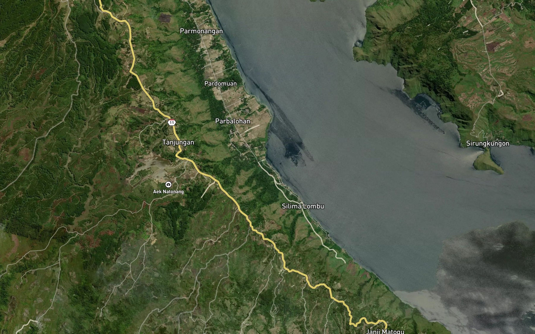 Satellite map of the Binanga Sappuran Napilu