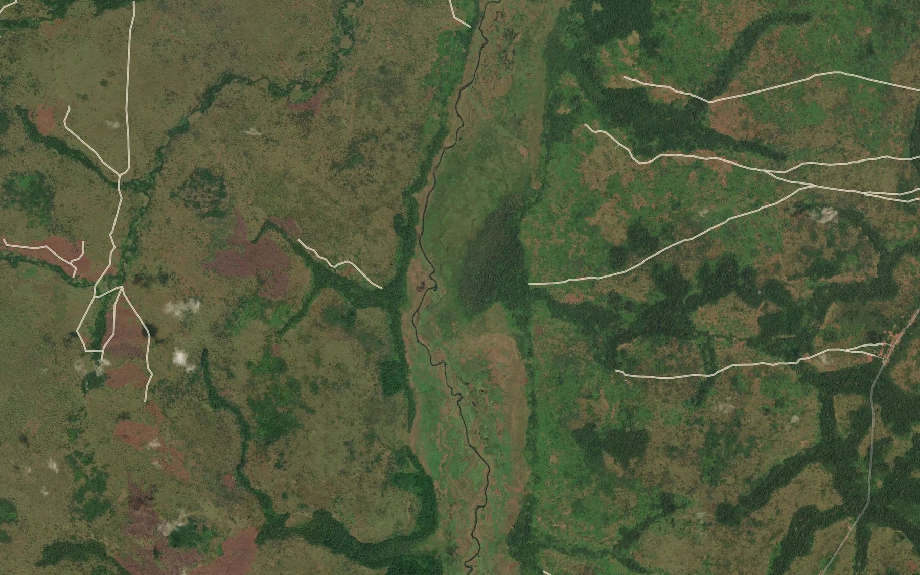 Satellite map of the Gilingu