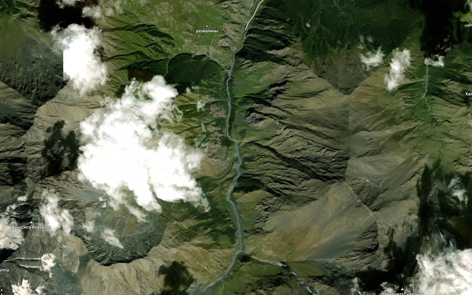 Satellite map of the Khargabakhk