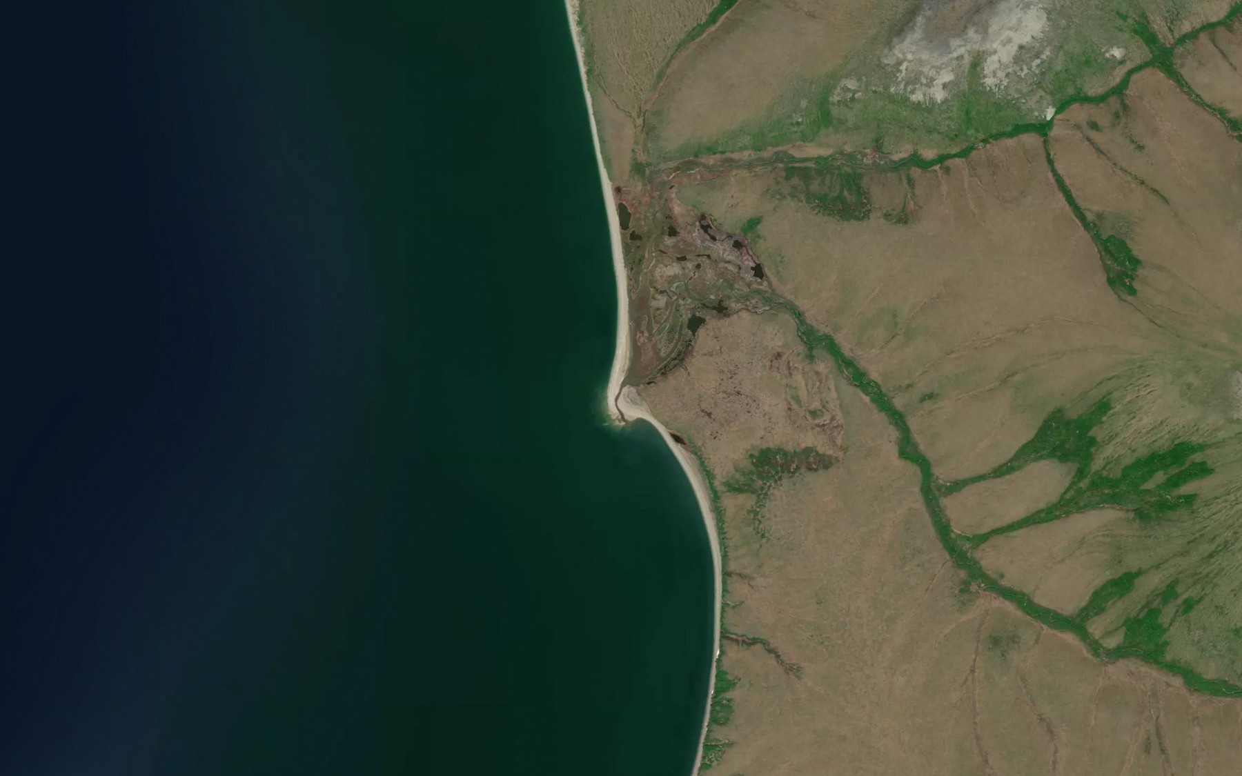 Satellite map of the Willow Creek