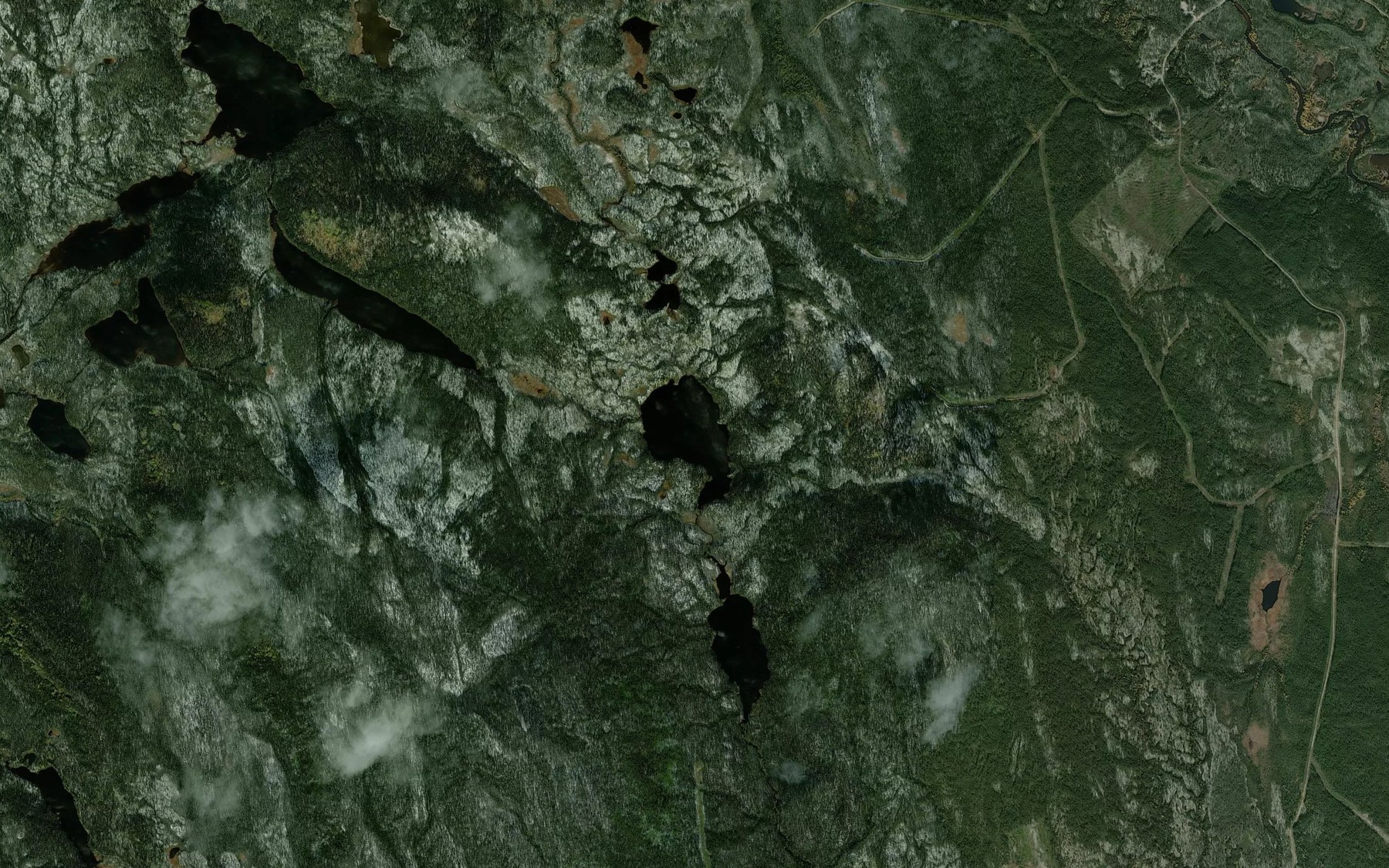 Satellite map of the Lac des Subimagos