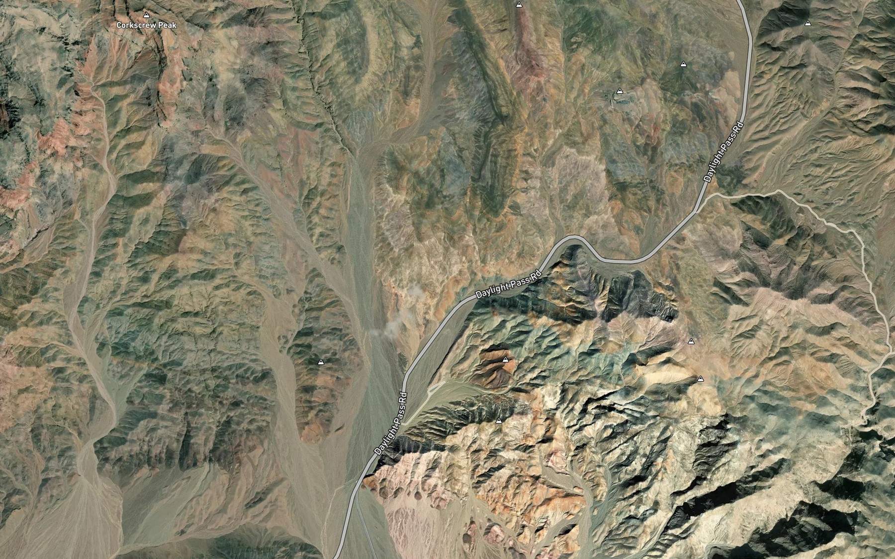 Satellite map of the Hole-in-the Rock Spring