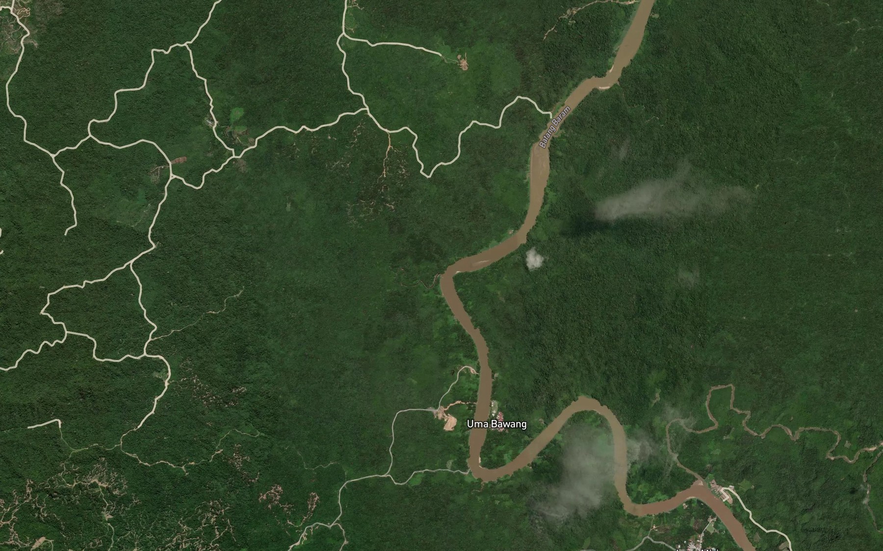 Satellite map of the Sungai Tema-ah