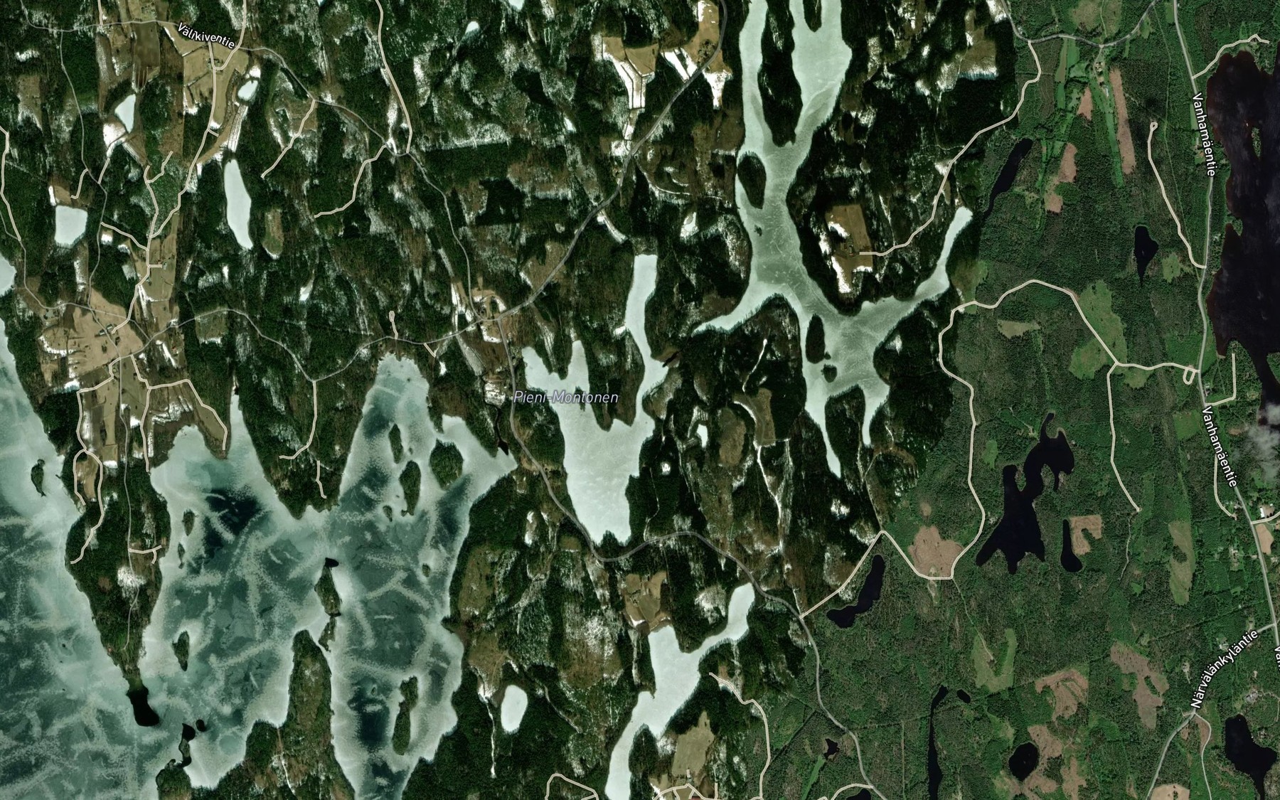 Satellite map of the Rytosalmi