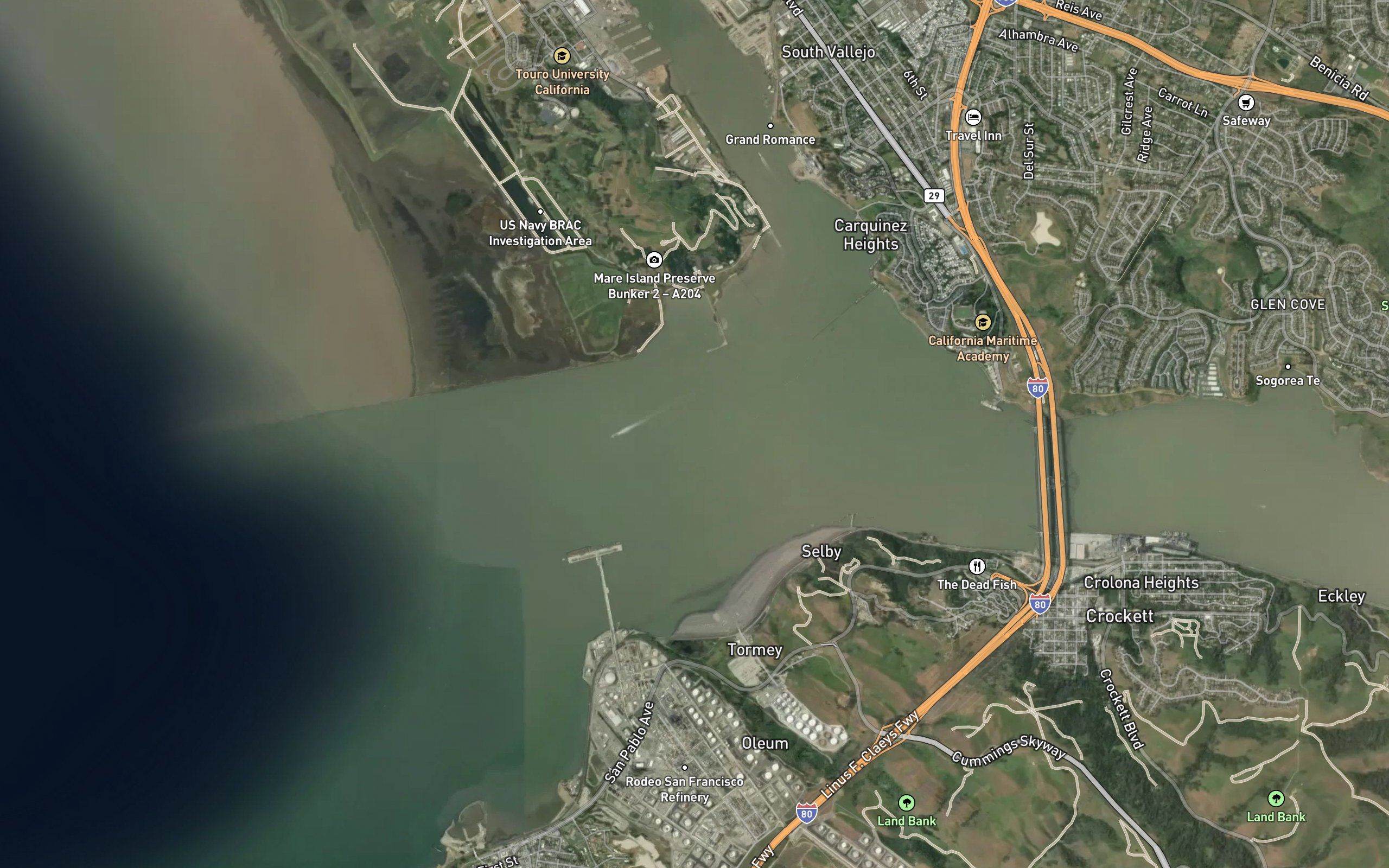 San Pablo Bay Anchorage No. 21