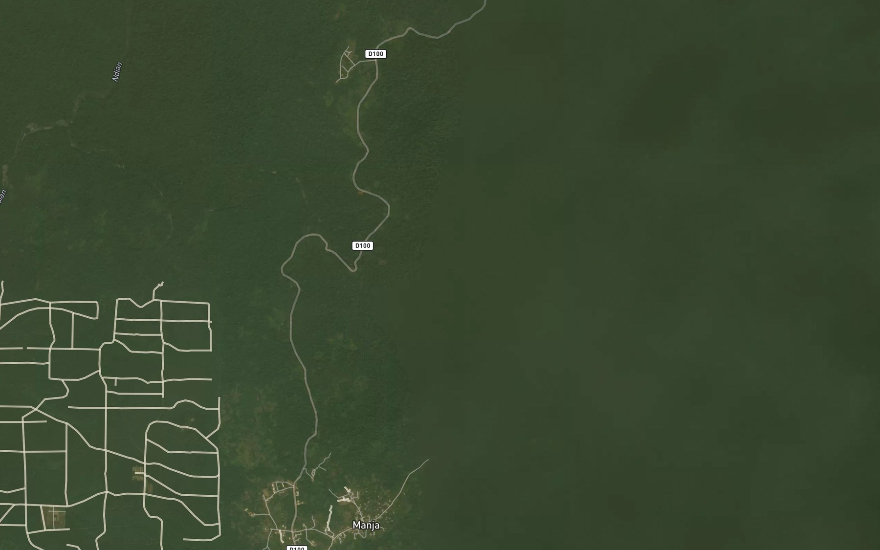 Satellite map of the Medediba