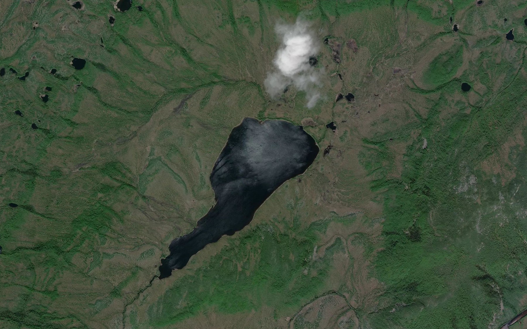 Satellite map of the Ozero Sugdzhar