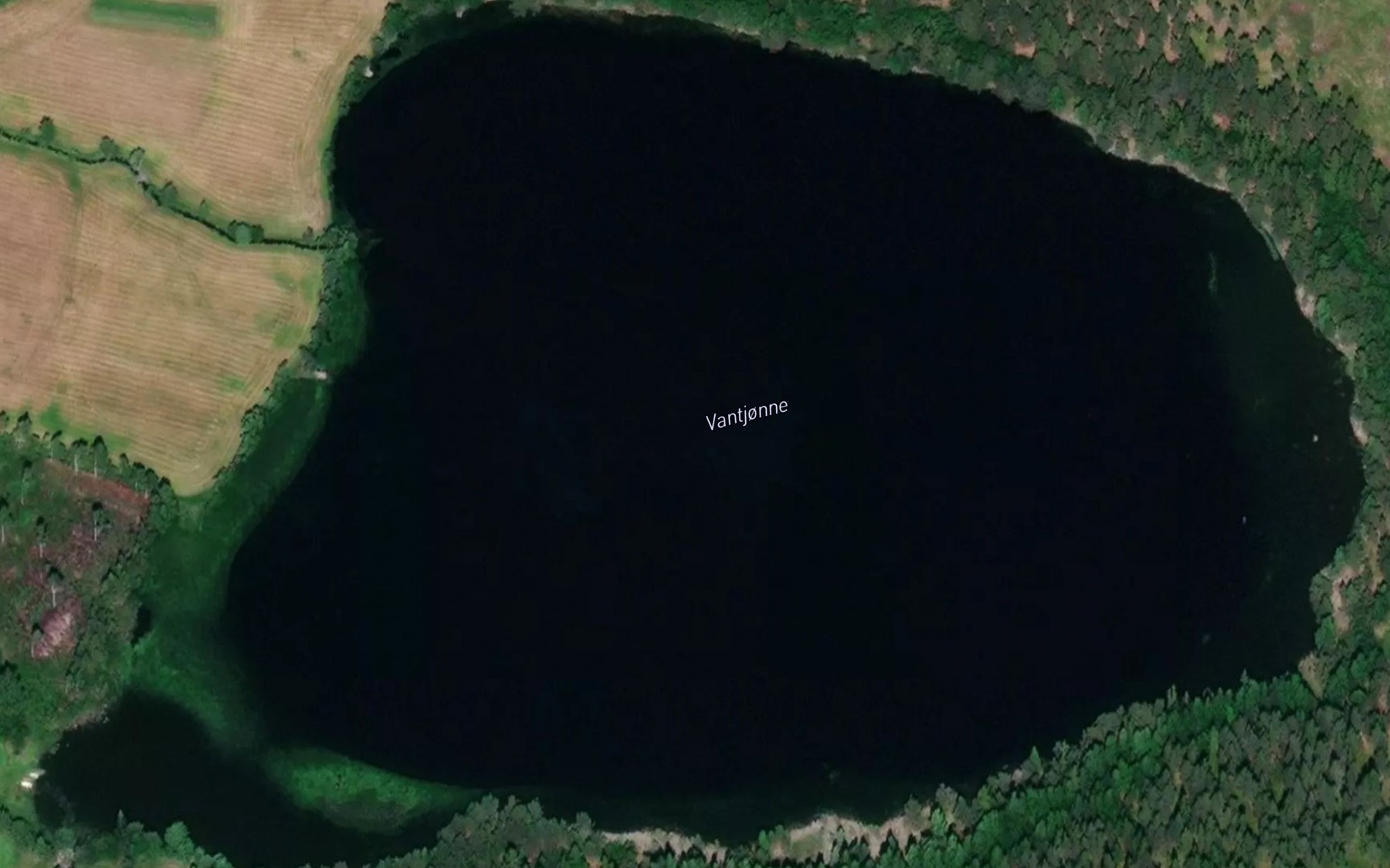 Satellite map of the Vamtjorni
