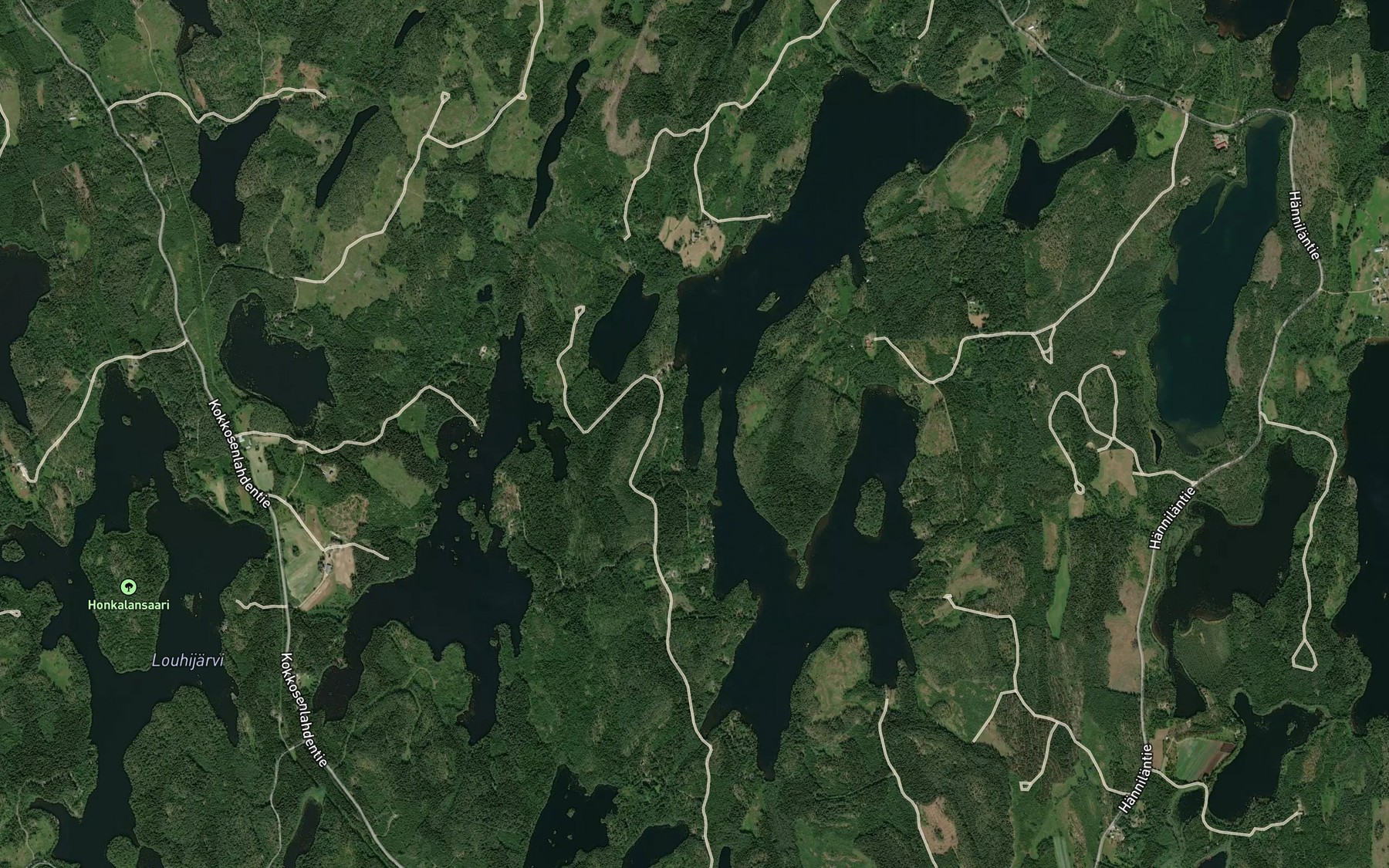 Satellite map of the Riihilahti