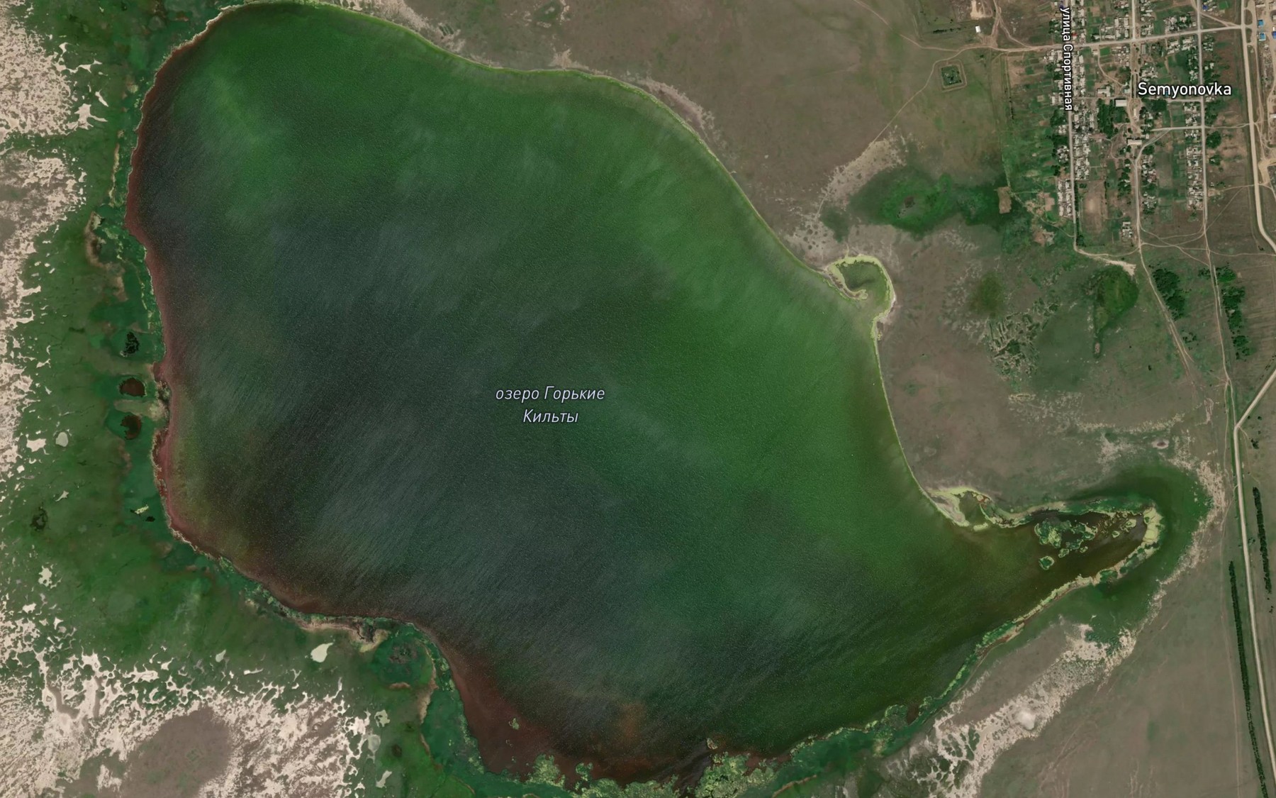 Satellite map of the Ozero Kel'ty-Gor'koye