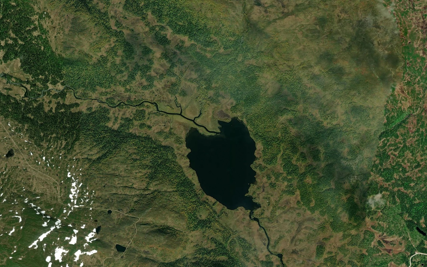 Satellite map of the Stria