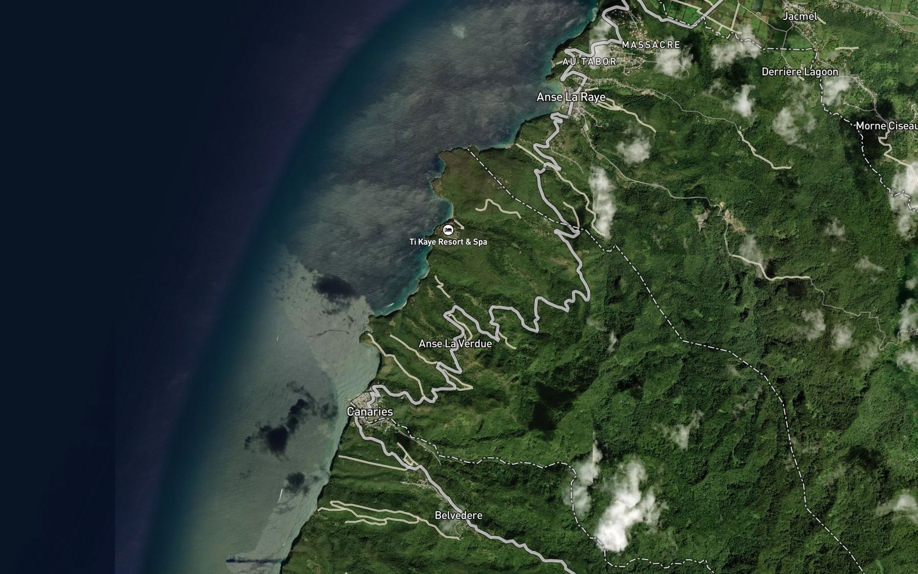 Satellite map of the Ravine Joseph